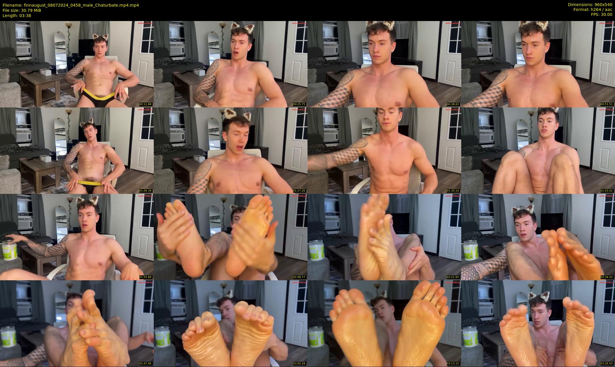 finnaugust — 4 minute Chaturbate male cam show recording, 480p, Jul 8, 2024