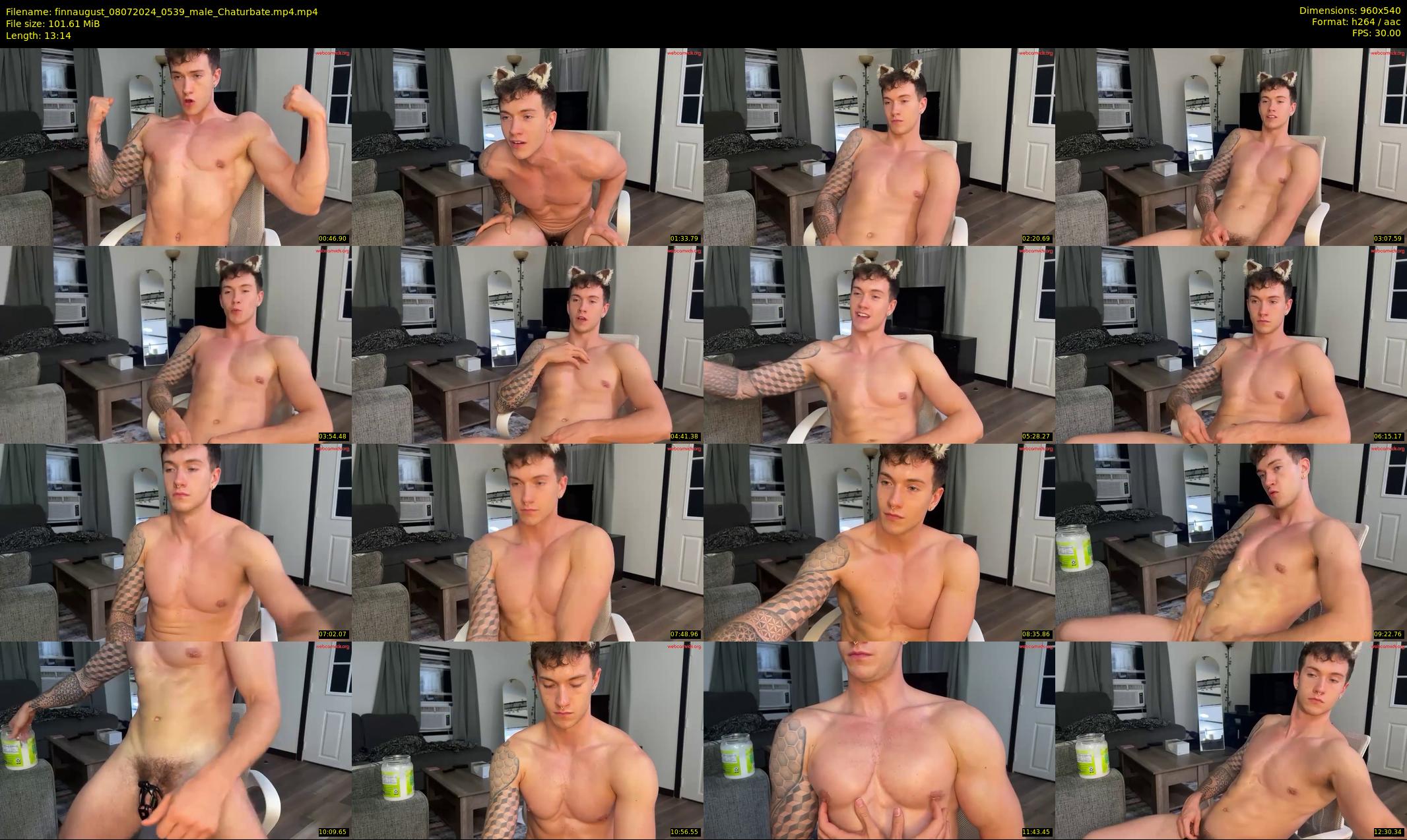 finnaugust — 14 minute Chaturbate male cam show recording, 480p, Jul 8, 2024
