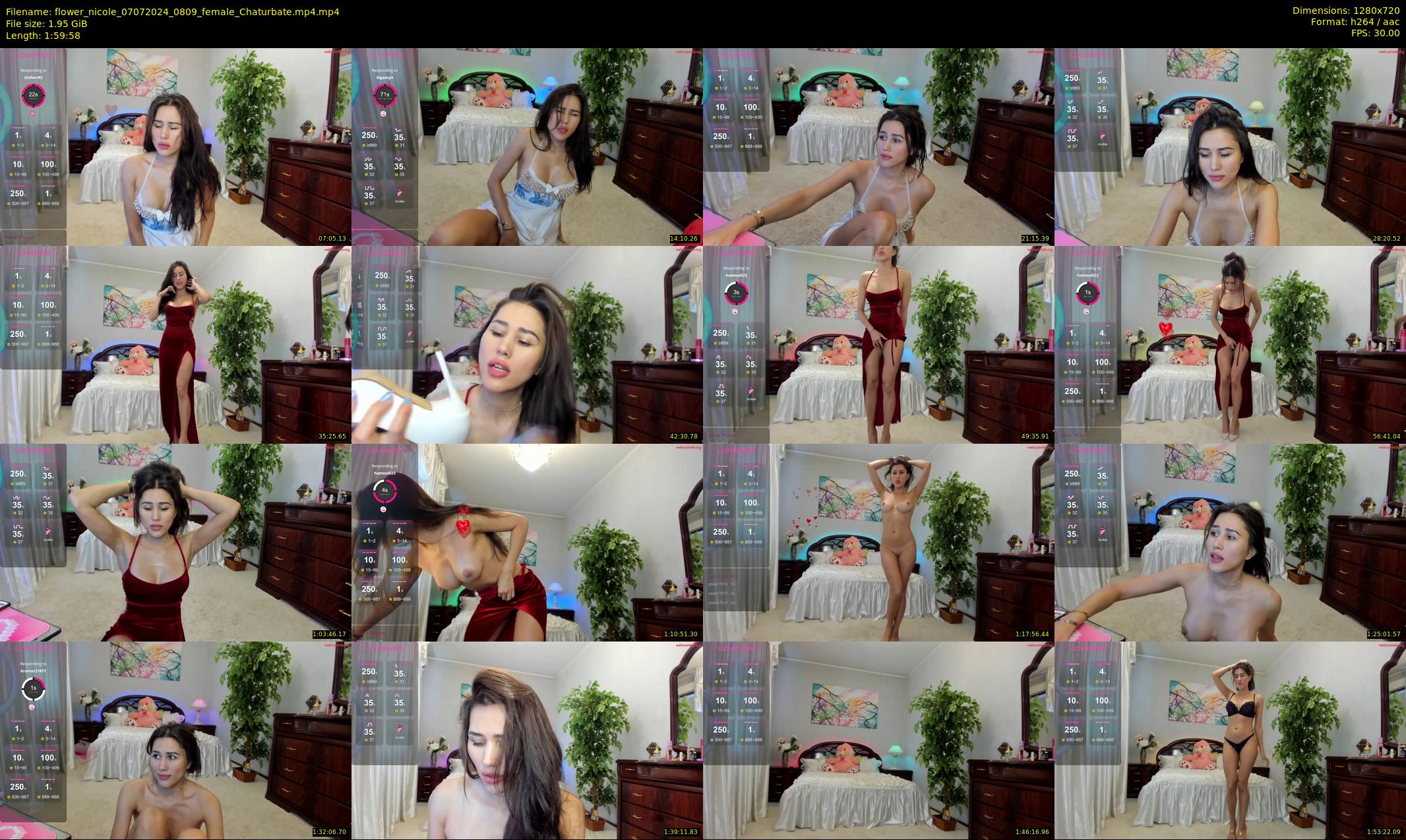 flower_nicole — 120 minute Chaturbate female cam show recording, 720p, Jul 7, 2024