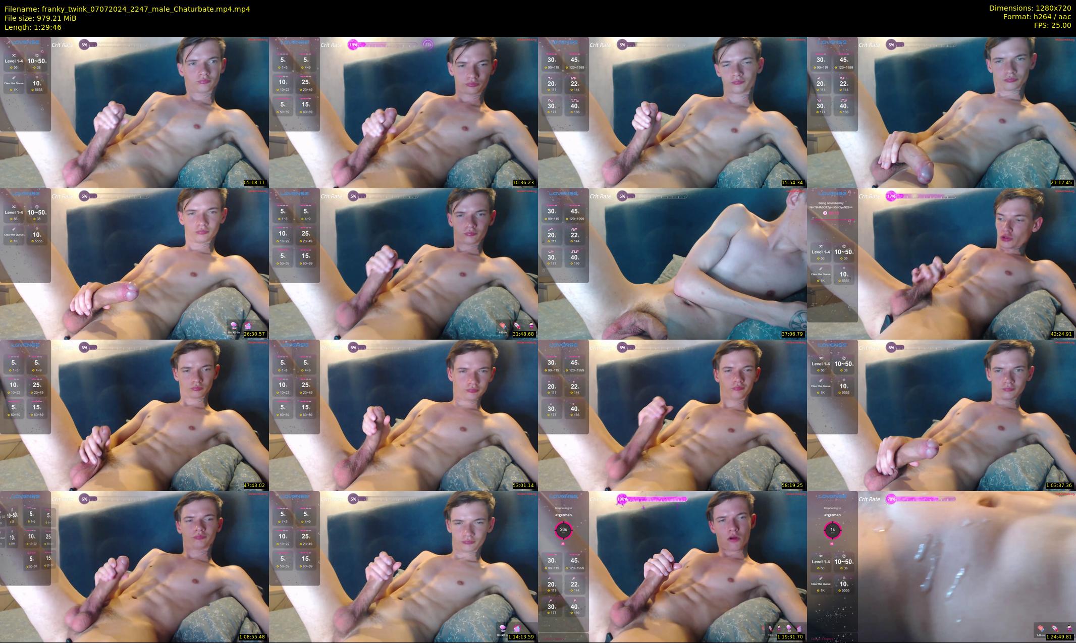 franky_twink — 90 minute Chaturbate male cam show recording, 720p, Jul 7, 2024