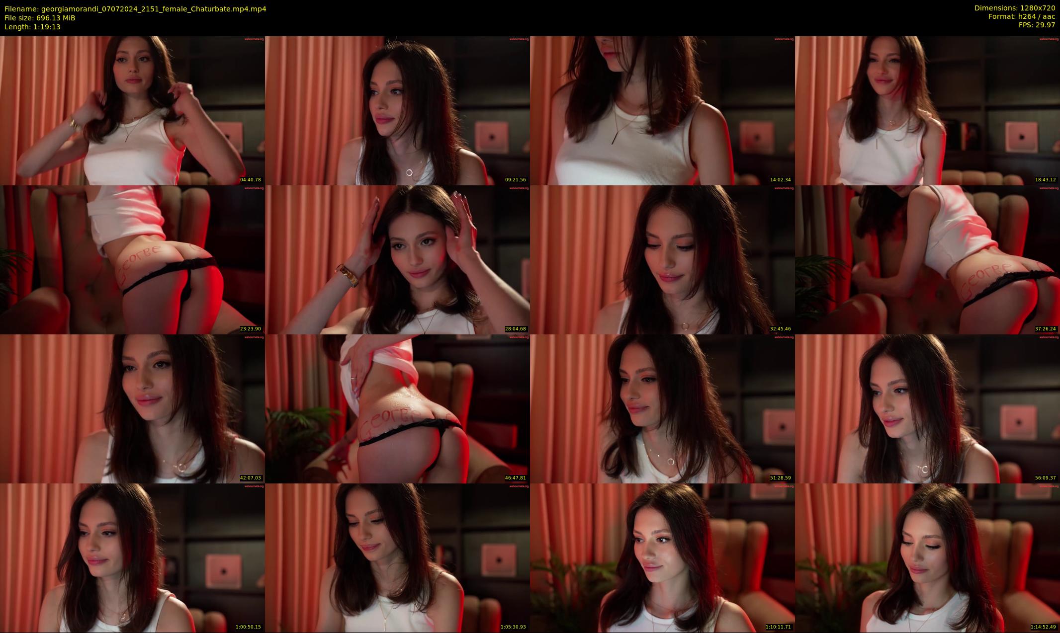 georgiamorandi — 80 minute Chaturbate female cam show recording, 720p, Jul 7, 2024