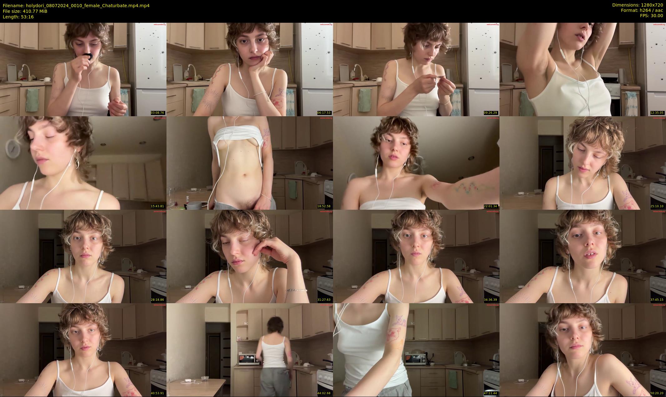 holydori — 54 minute Chaturbate female cam show recording, 720p, Jul 8, 2024
