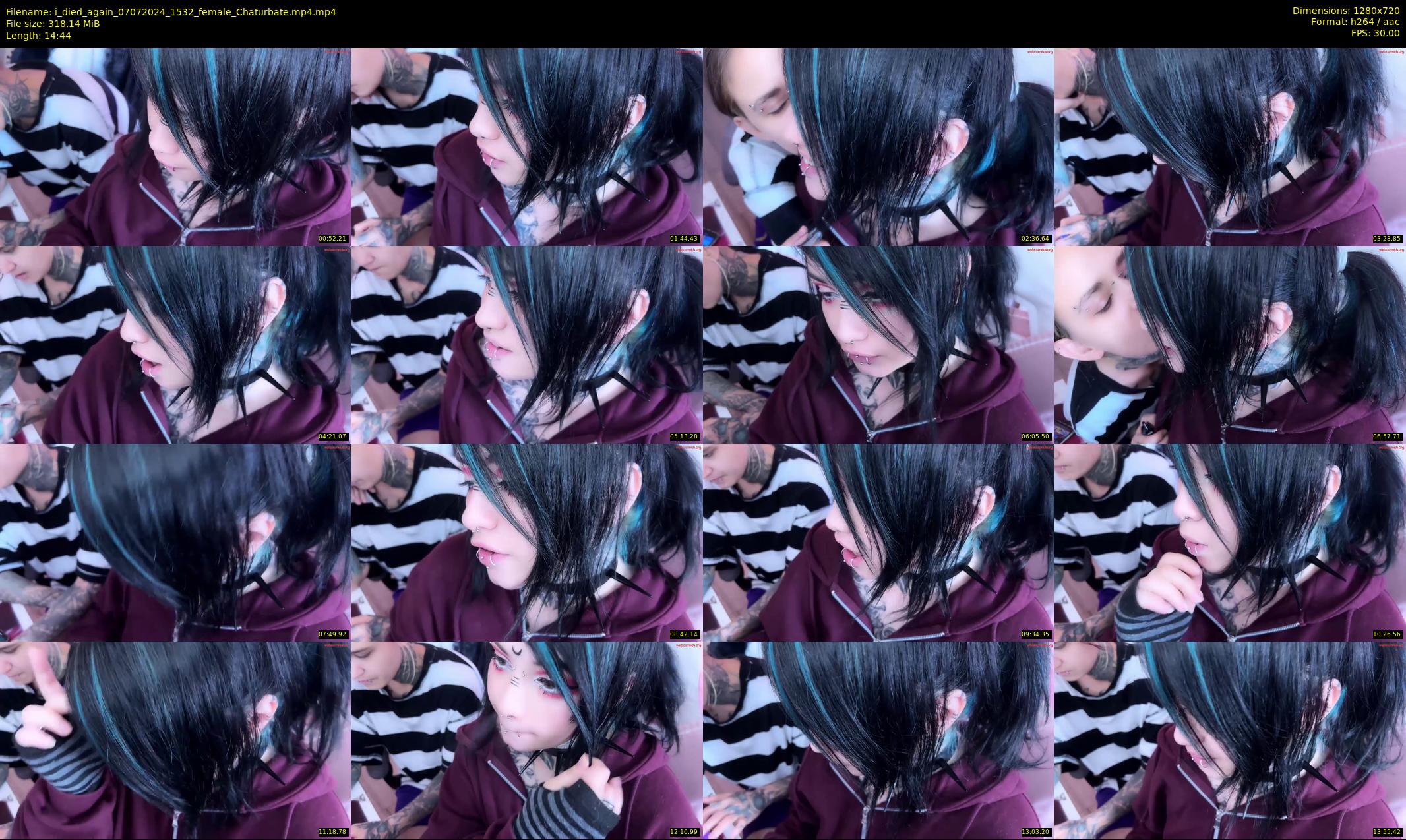 i_died_again — 15 minute Chaturbate female cam show recording, 720p, Jul 7, 2024