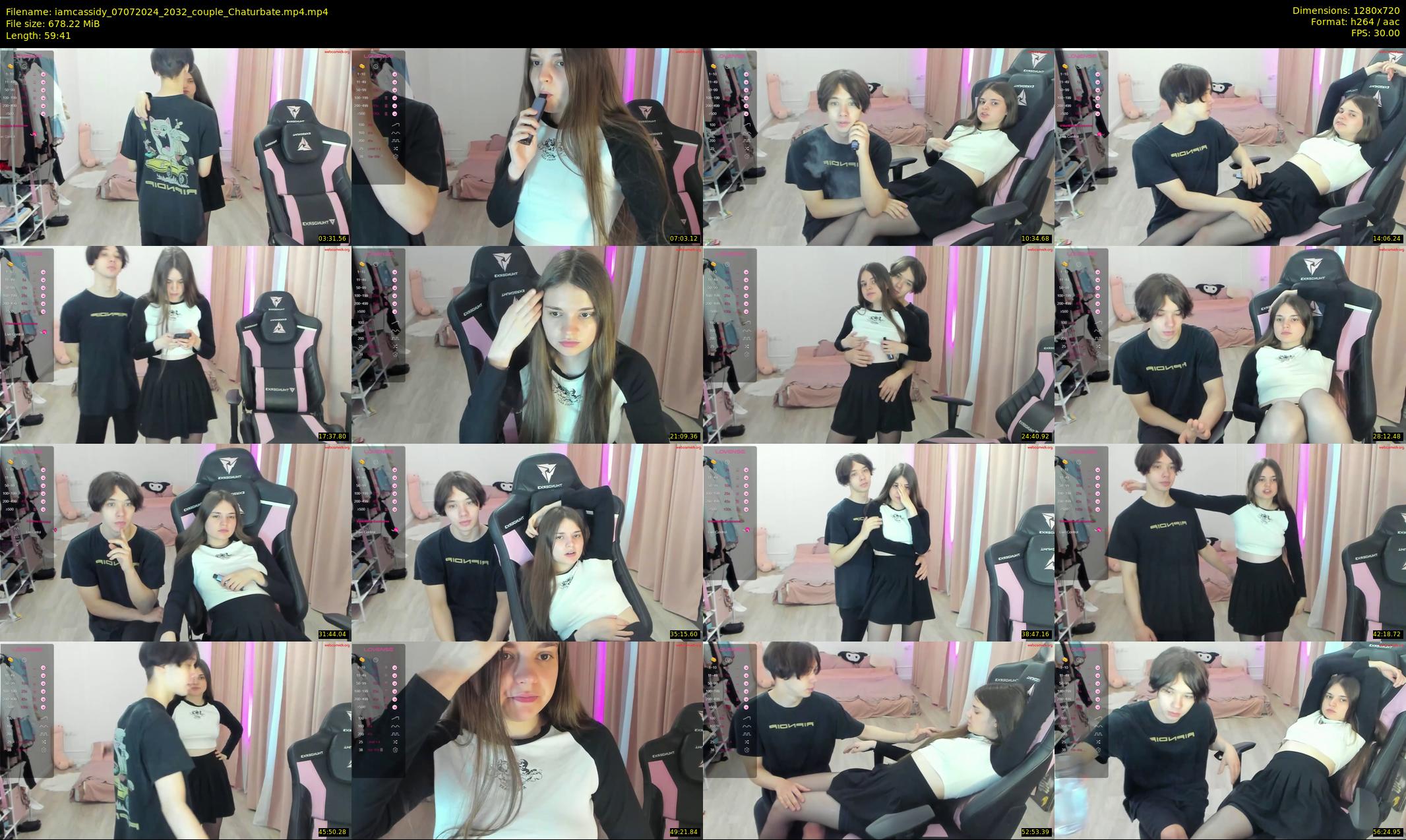 iamcassidy — 60 minute Chaturbate female cam show recording, 720p, Jul 7, 2024