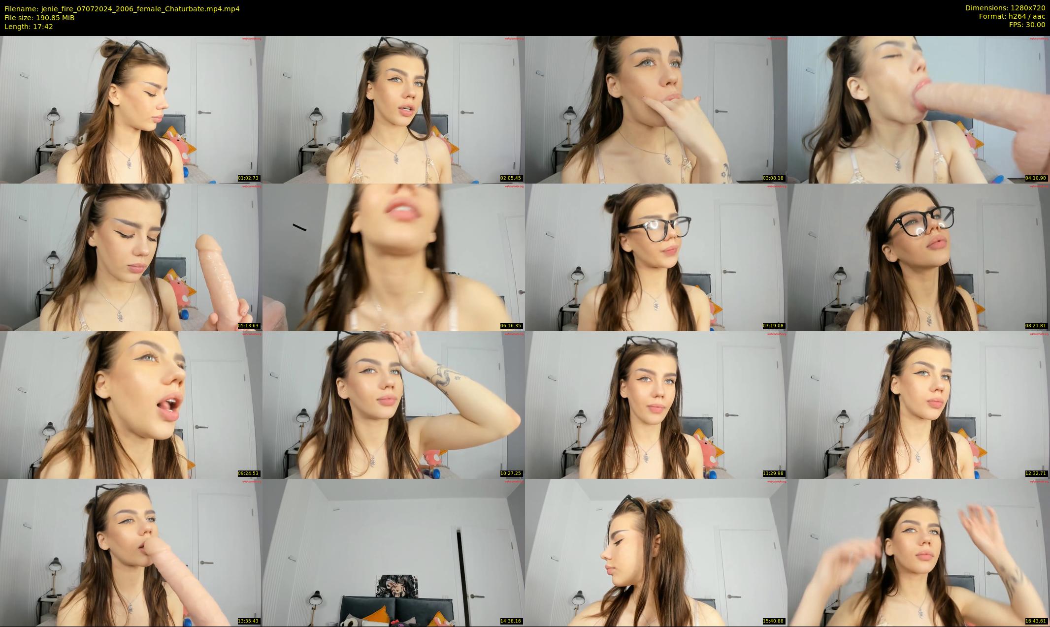 jenie_fire — 18 minute Chaturbate female cam show recording, 720p, Jul 7, 2024