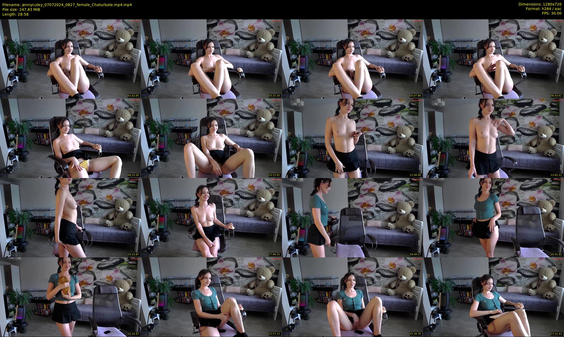 jennycutey — 29 minute Chaturbate female cam show recording, 720p, Jul 7, 2024