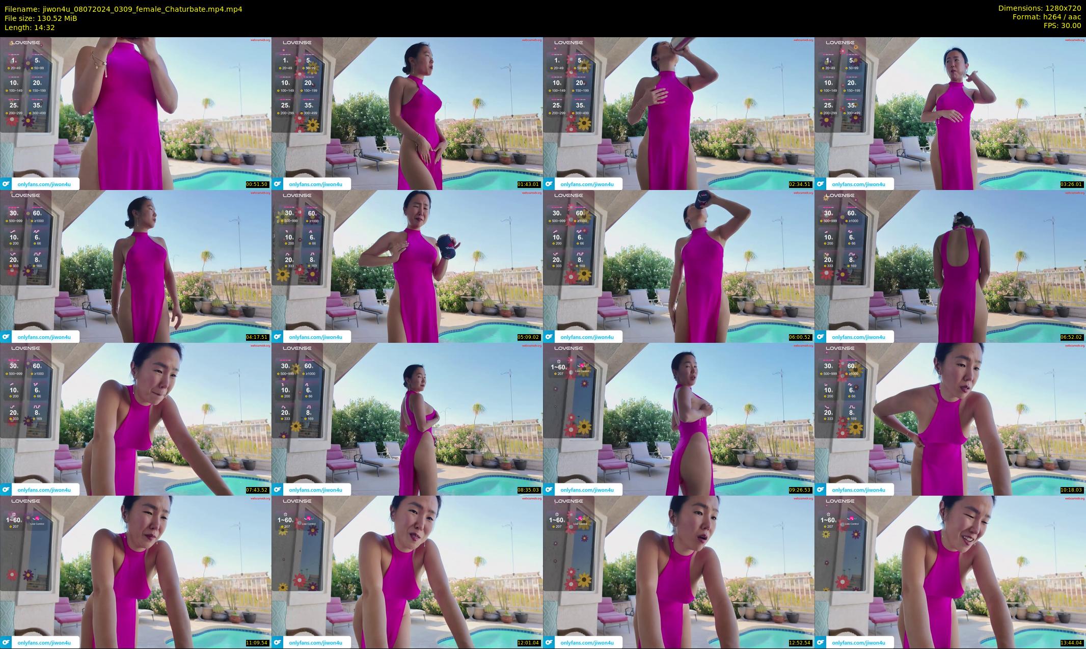 jiwon4u — 15 minute Chaturbate female cam show recording, 720p, Jul 8, 2024