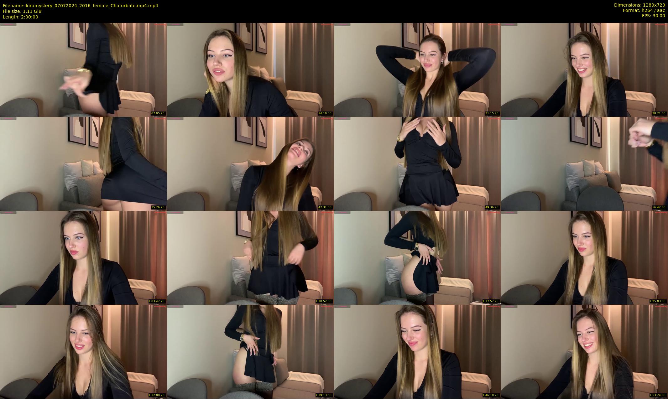 kiramystery — 120 minute Chaturbate female cam show recording, 720p, Jul 7, 2024