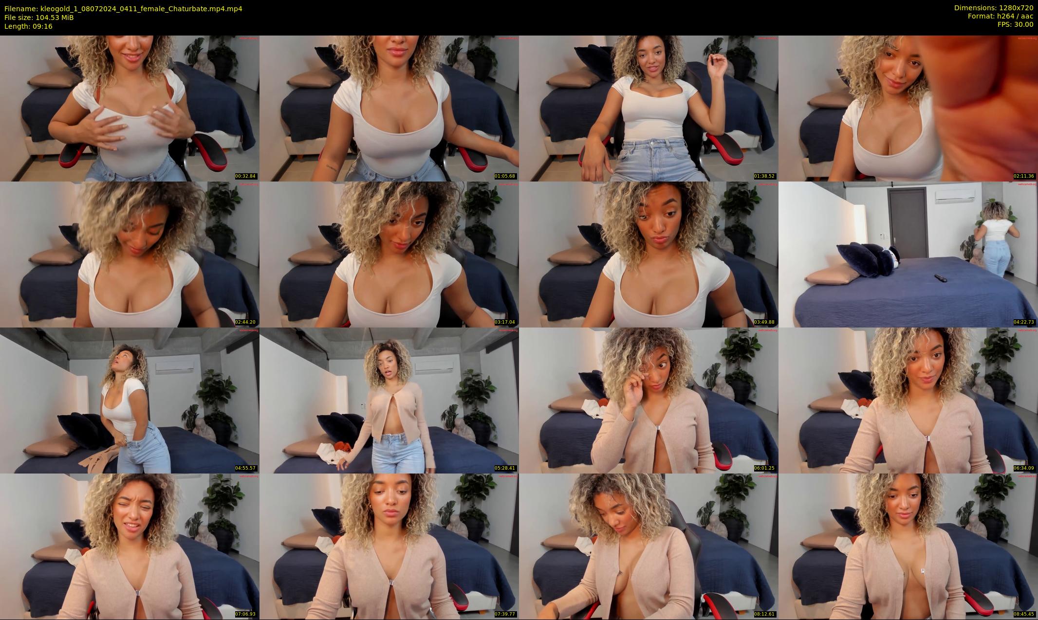 kleogold_1 — 10 minute Chaturbate female cam show recording, 720p, Jul 8, 2024