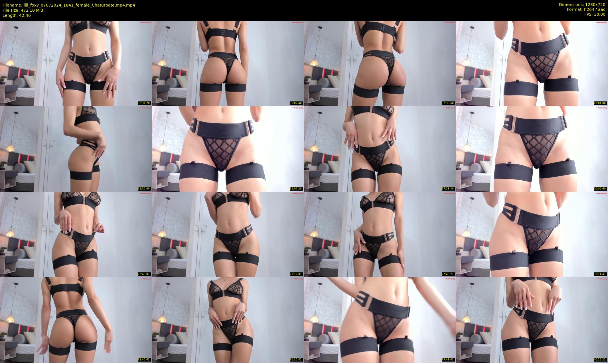 lili_foxy — 43 minute Chaturbate female cam show recording, 720p, Jul 7, 2024