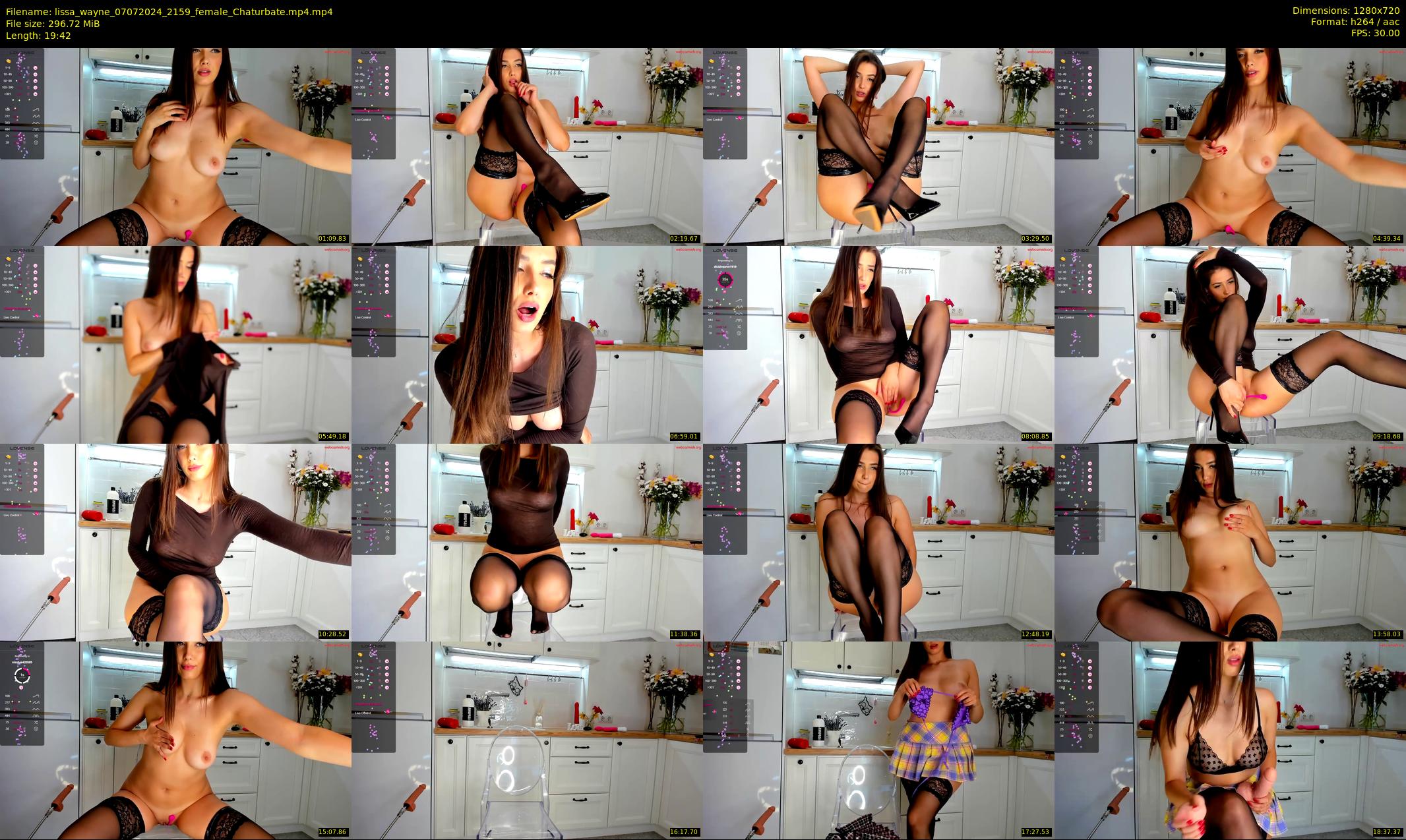 lissa_wayne — 20 minute Chaturbate female cam show recording, 720p, Jul 7, 2024
