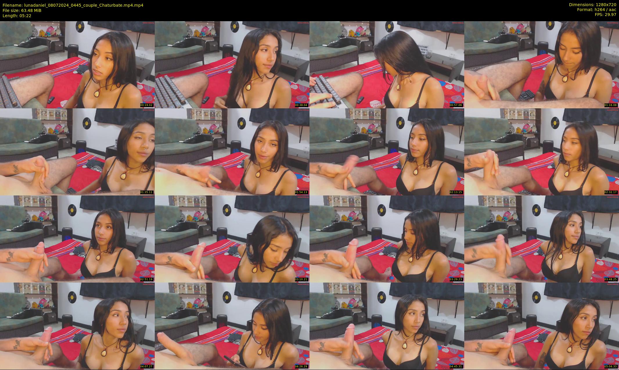 lunadaniel — 6 minute Chaturbate couple cam show recording, 720p, Jul 8, 2024
