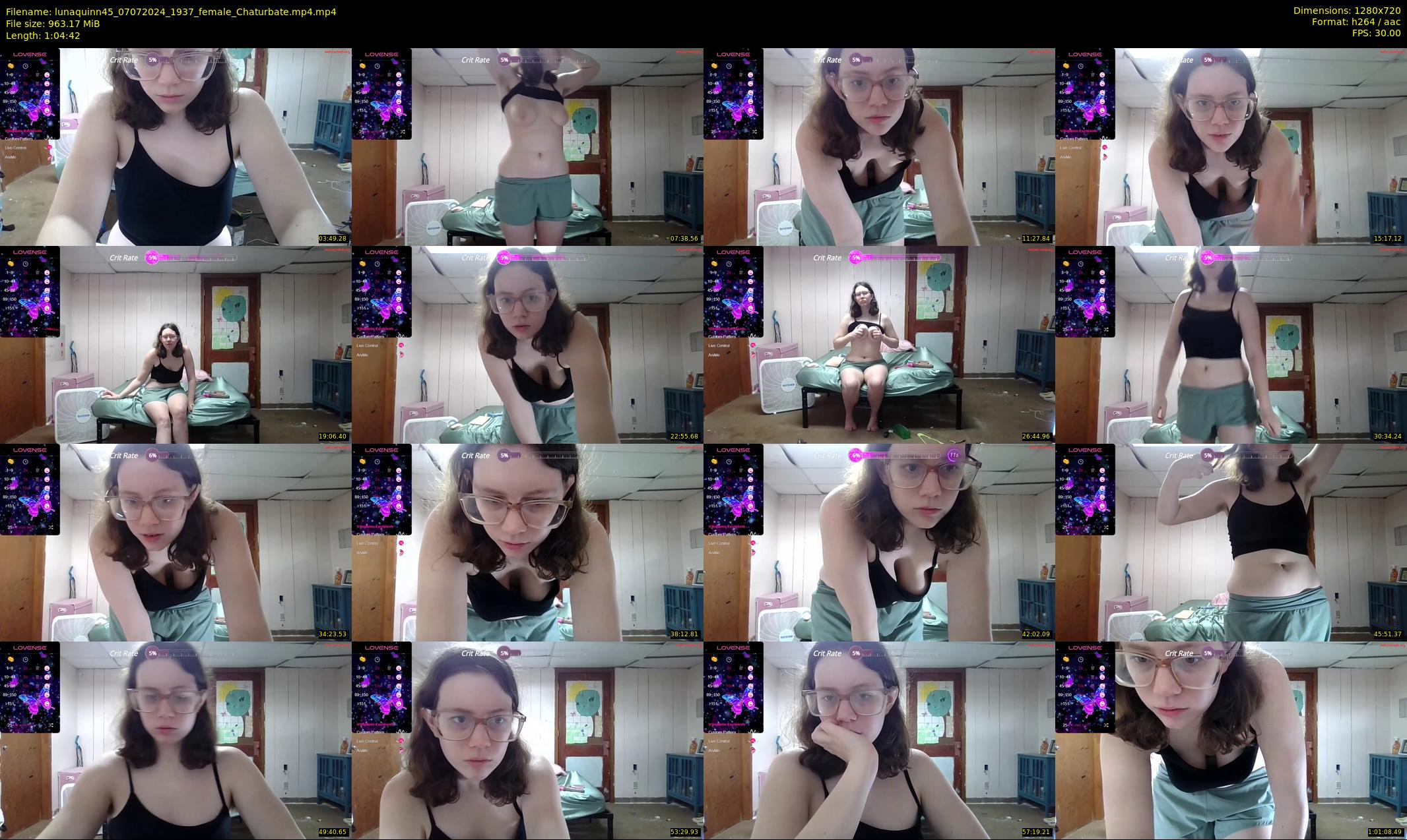 lunaquinn45 — 65 minute Chaturbate female cam show recording, 720p, Jul 7, 2024