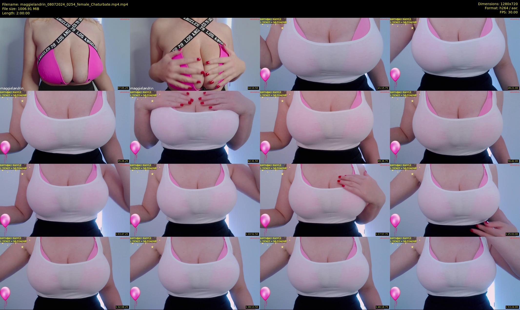 maggielandrin — 120 minute Chaturbate female cam show recording, 720p, Jul 8, 2024