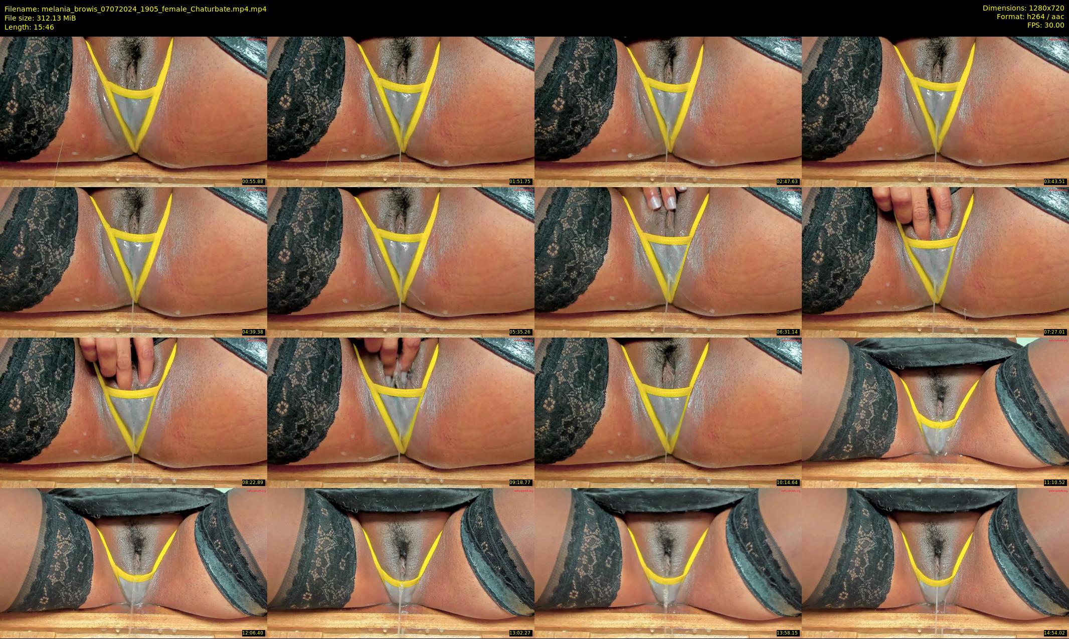melania_browis — 16 minute Chaturbate female cam show recording, 720p, Jul 7, 2024