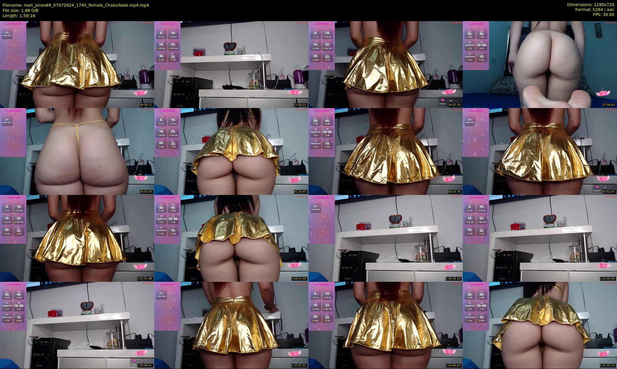 meli_jones69 — 119 minute Chaturbate female cam show recording, 720p, Jul 7, 2024