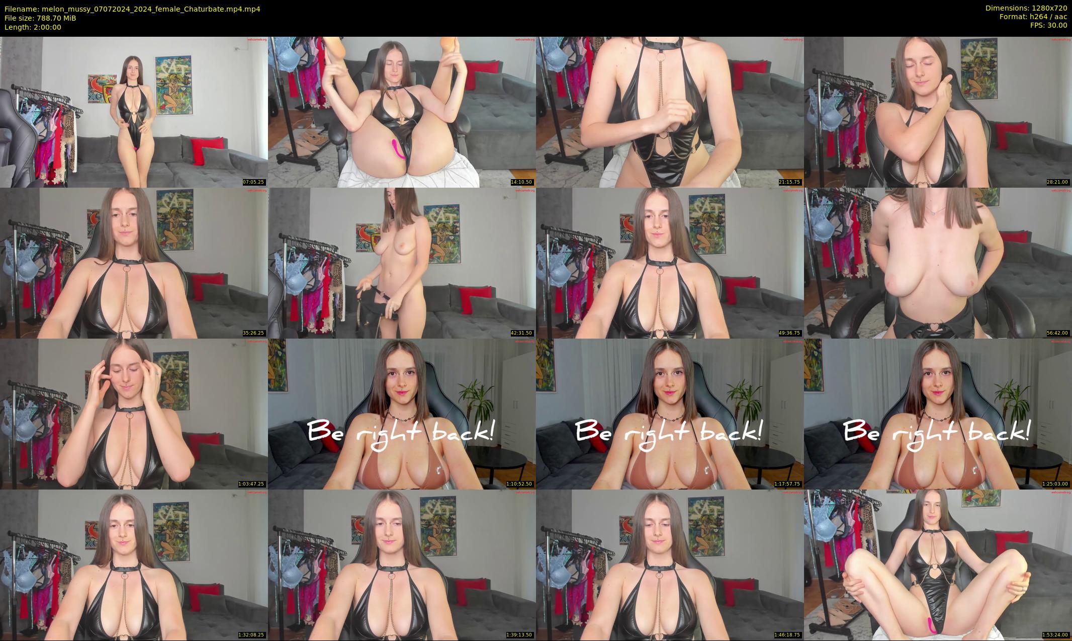 melon_mussy — 120 minute Chaturbate female cam show recording, 720p, Jul 7, 2024