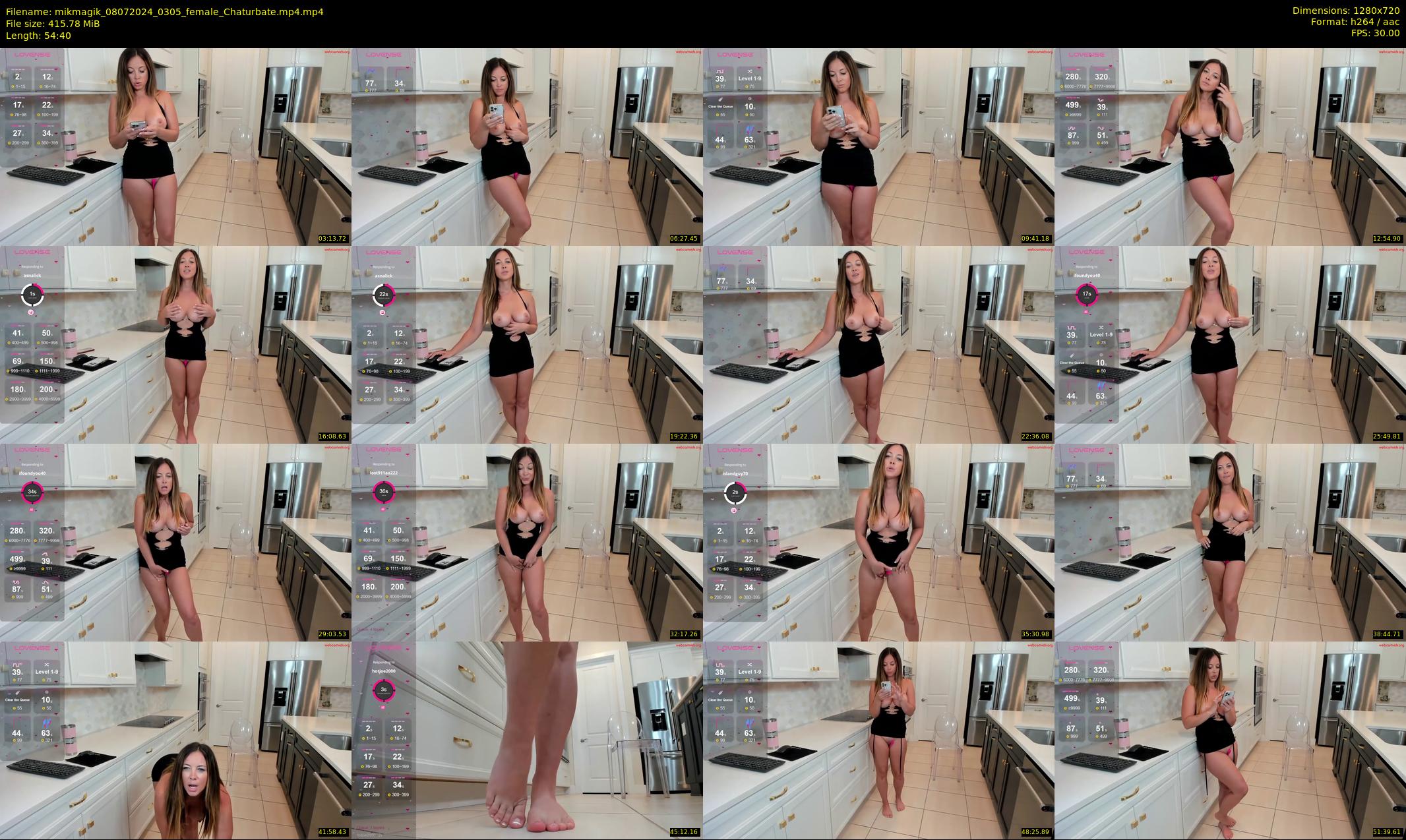 mikmagik — 55 minute Chaturbate female cam show recording, 720p, Jul 8, 2024
