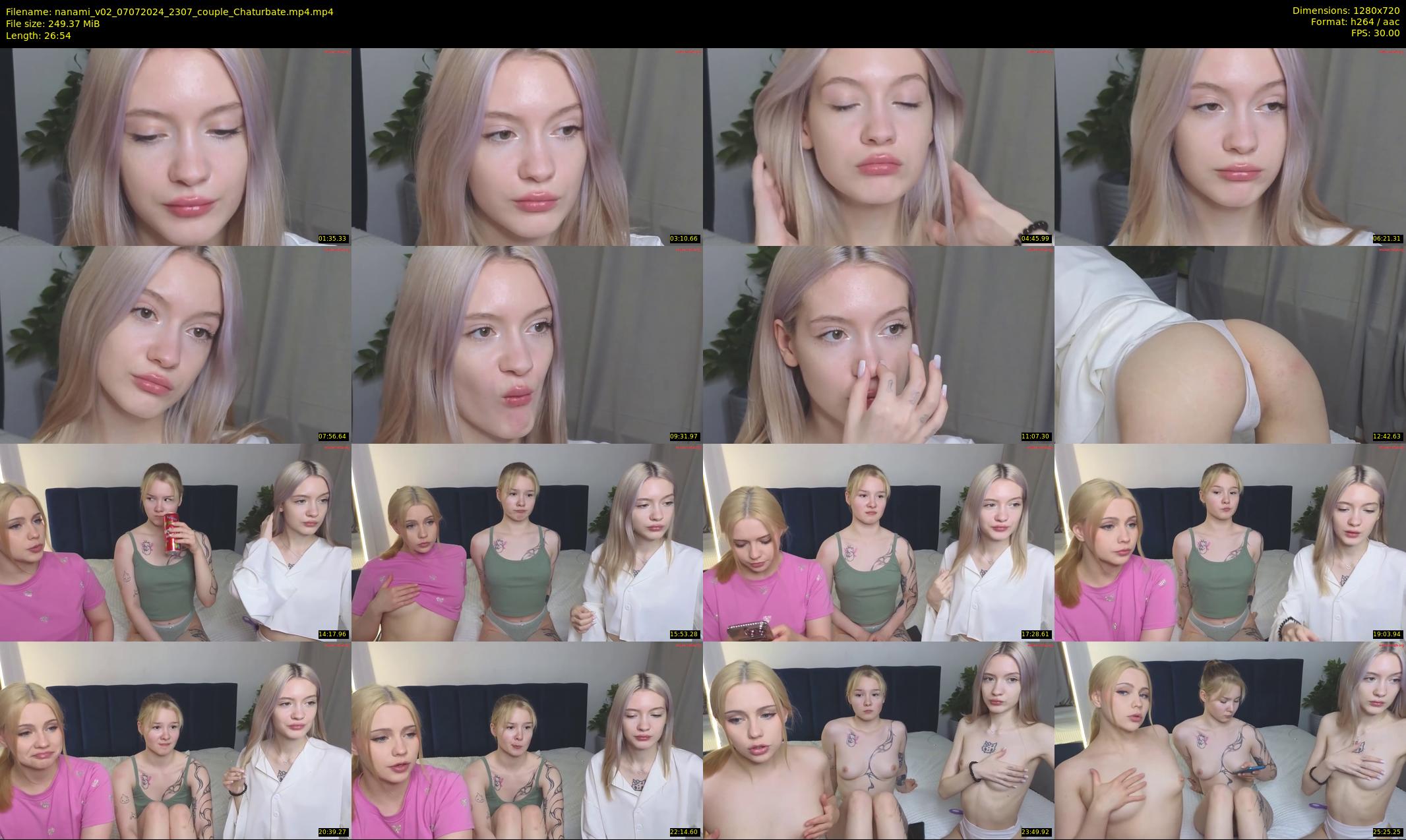 nanami_v02 — 27 minute Chaturbate couple cam show recording, 720p, Jul 7, 2024