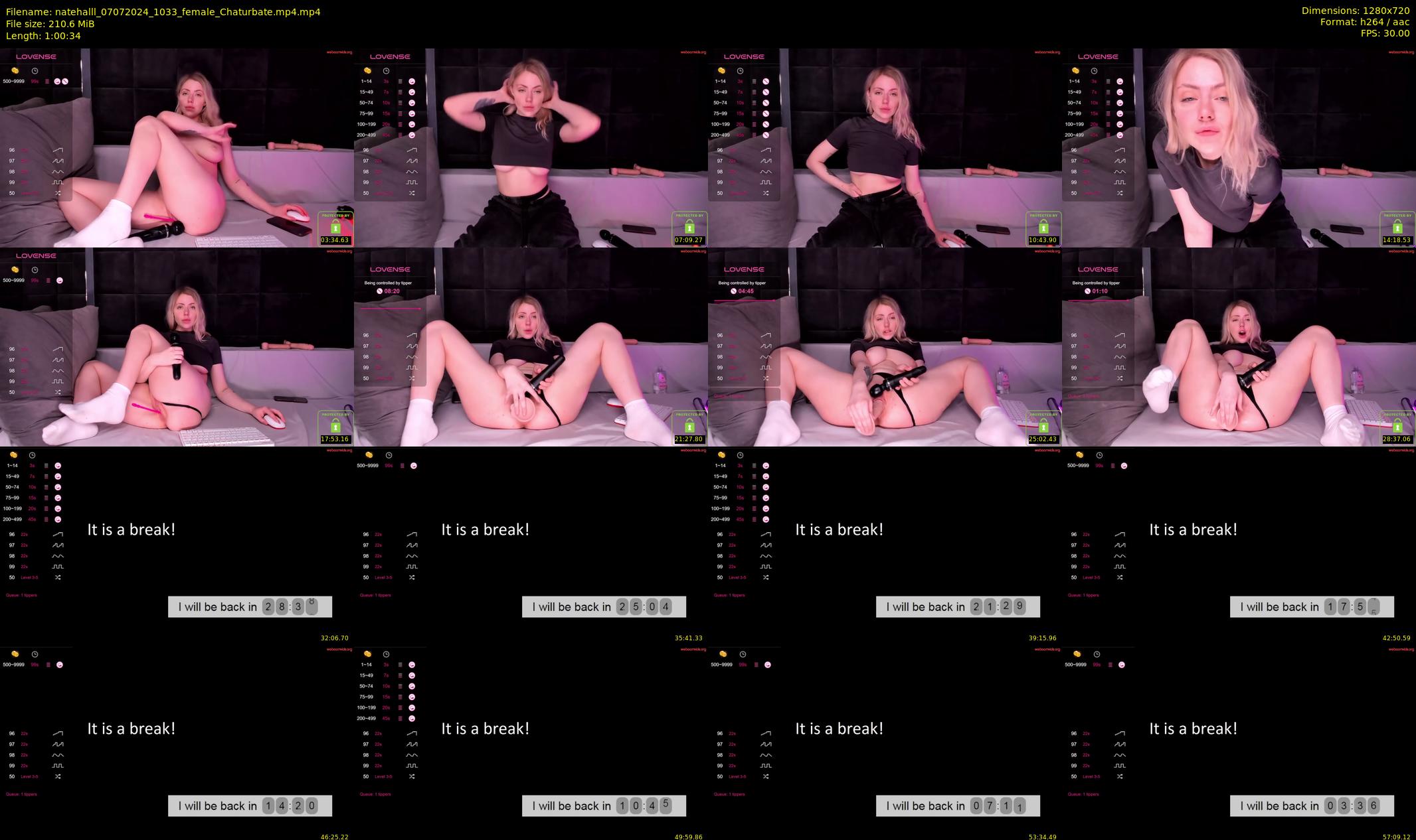 natehalll — 61 minute Chaturbate female cam show recording, 720p, Jul 7, 2024