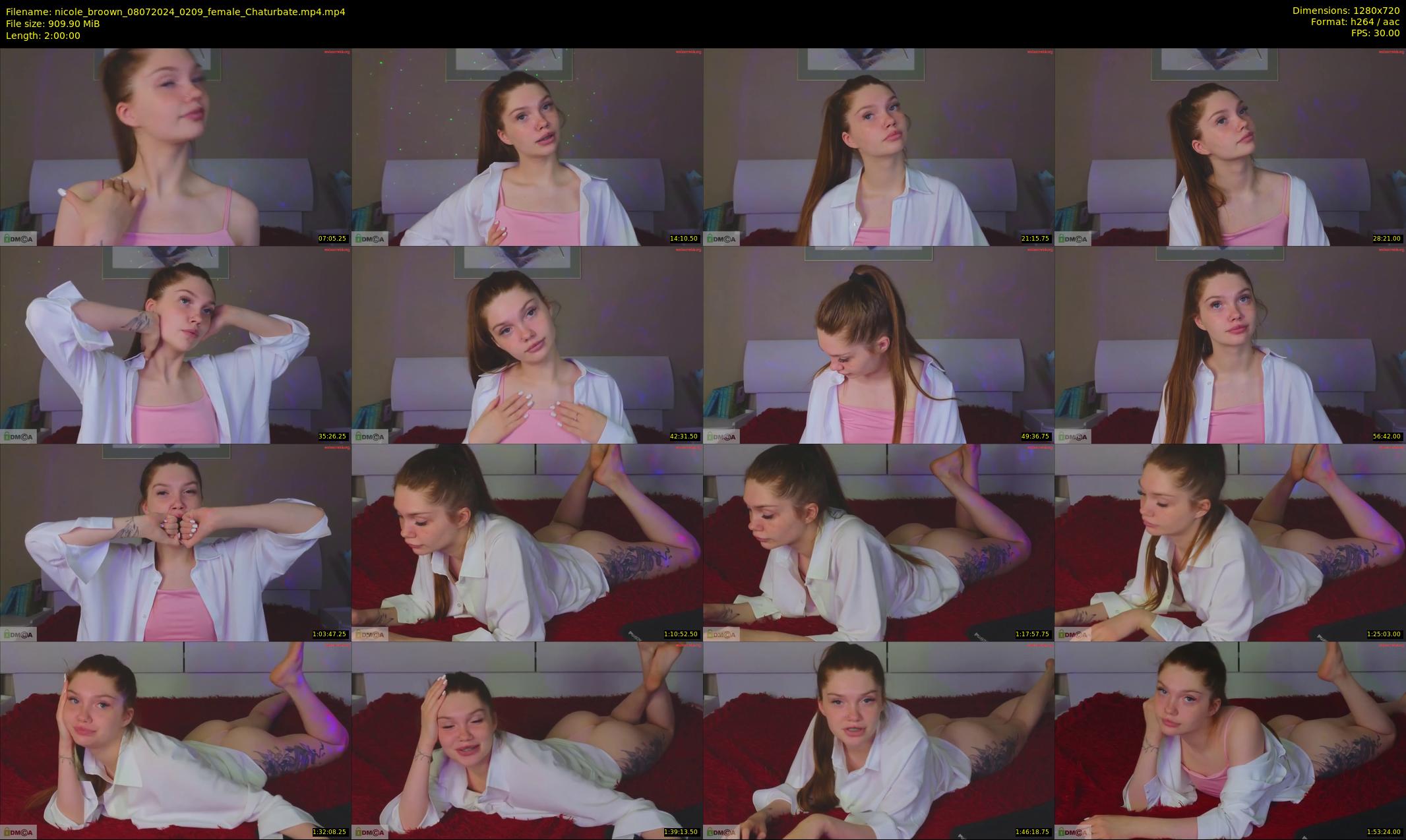 nicole_broown — 120 minute Chaturbate female cam show recording, 720p, Jul 8, 2024