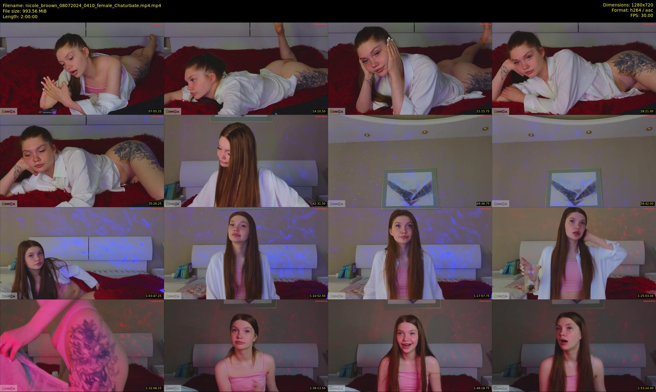 nicole_broown — 120 minute Chaturbate female cam show recording, 720p, Jul 8, 2024