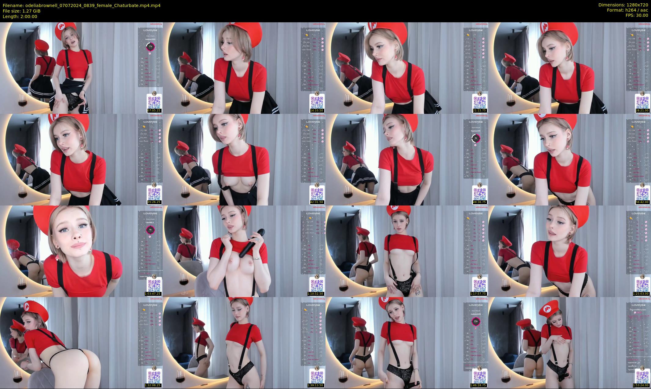 odeliabrownell — 120 minute Chaturbate female cam show recording, 720p, Jul 7, 2024