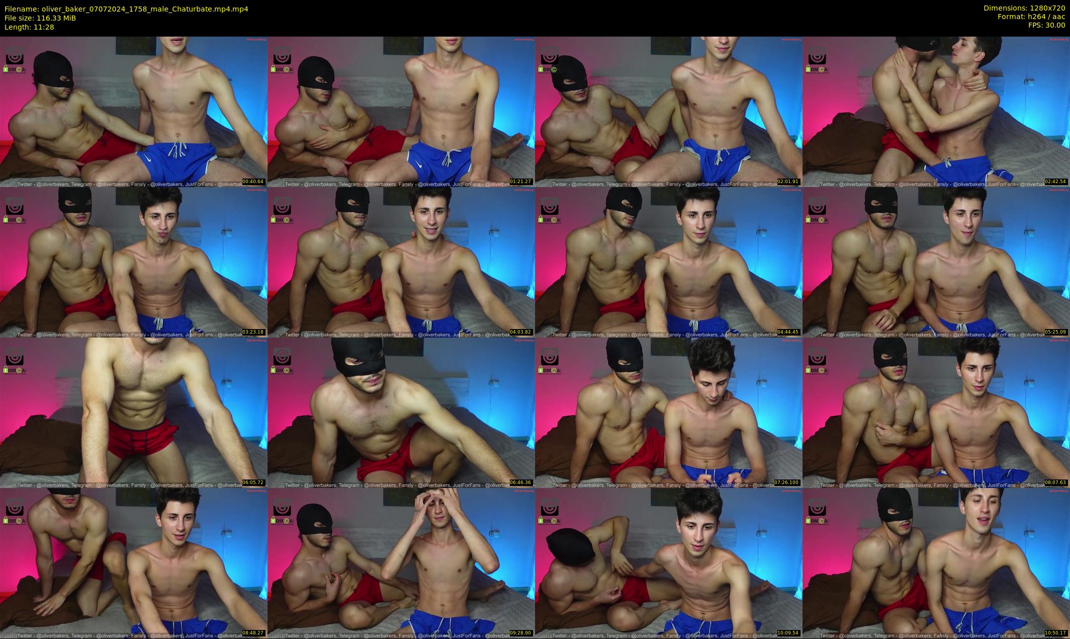 oliver_baker — 12 minute Chaturbate male cam show recording, 720p, Jul 7, 2024