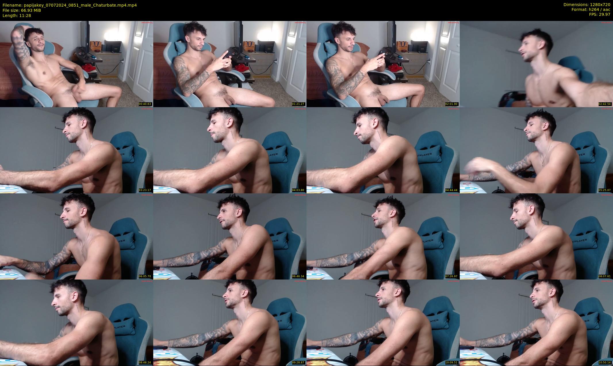 papijakey — 12 minute Chaturbate male cam show recording, 720p, Jul 7, 2024