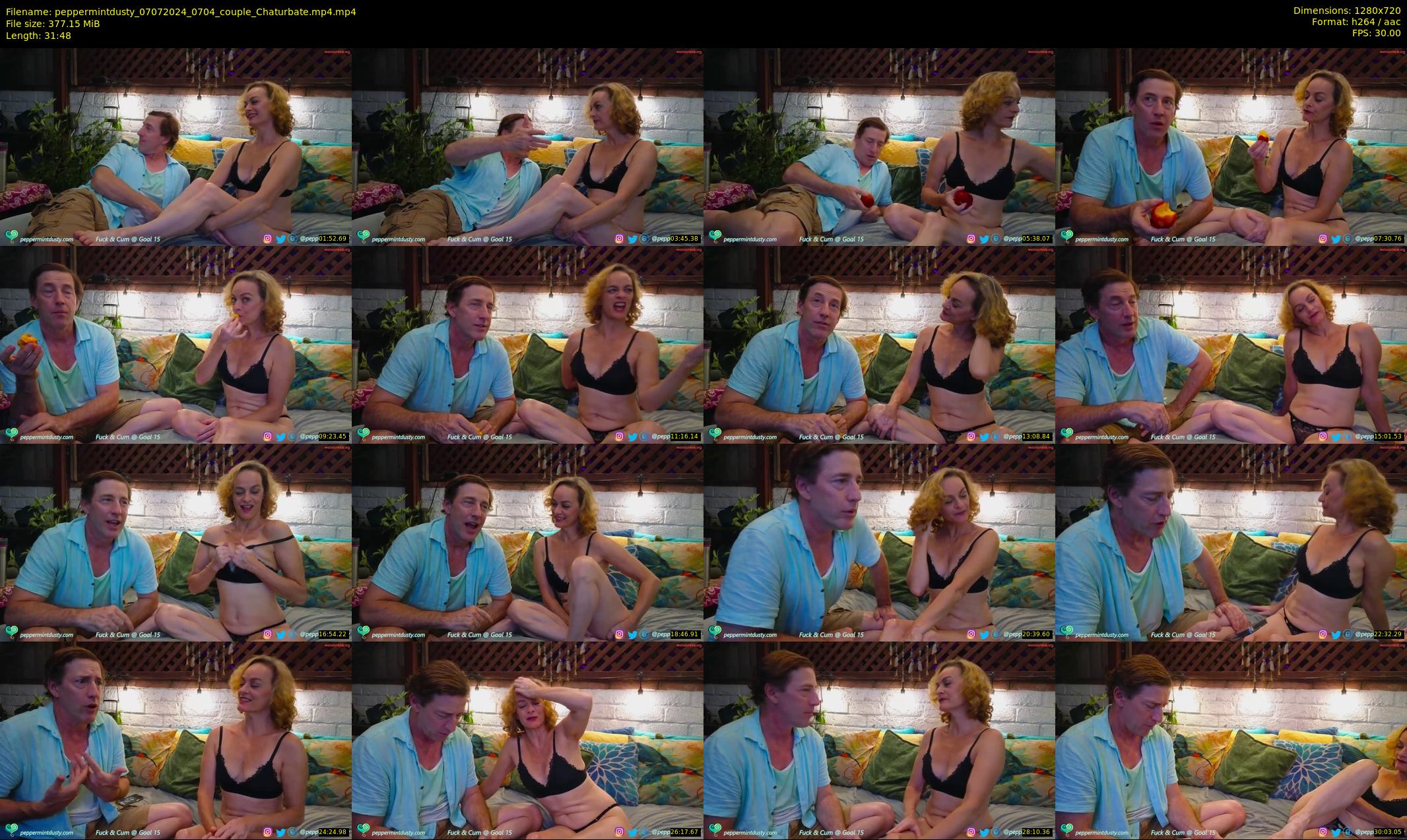 peppermintdusty — 32 minute Chaturbate couple cam show recording, 720p, Jul 7, 2024