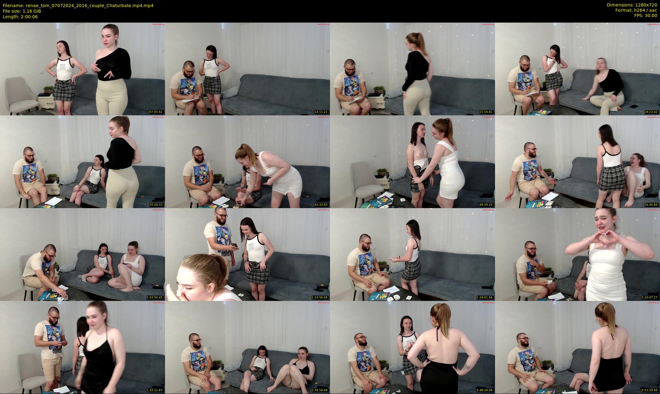 renae_tom — 121 minute Chaturbate couple cam show recording, 720p, Jul 7, 2024