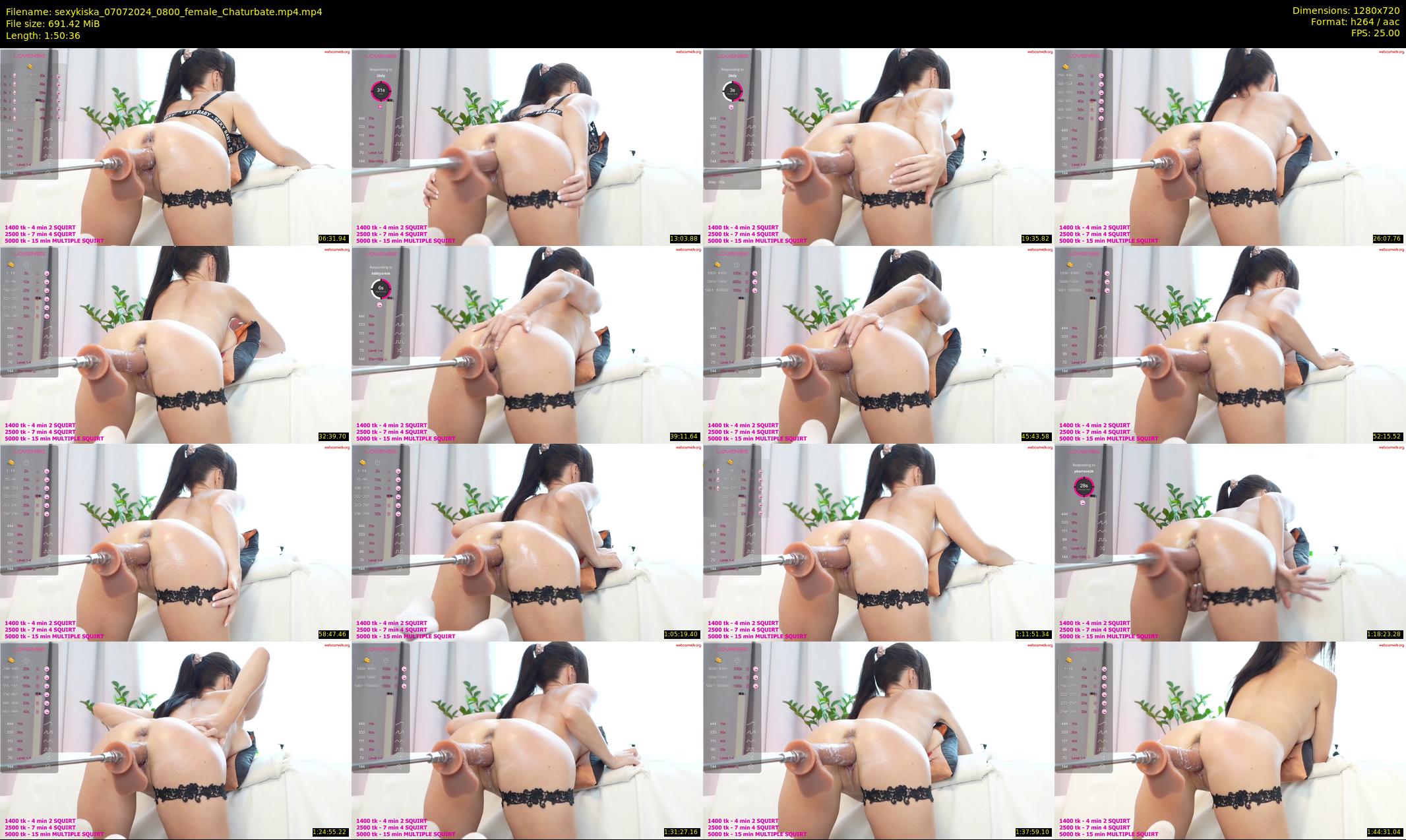 sexykiska — 111 minute Chaturbate female cam show recording, 720p, Jul 7, 2024