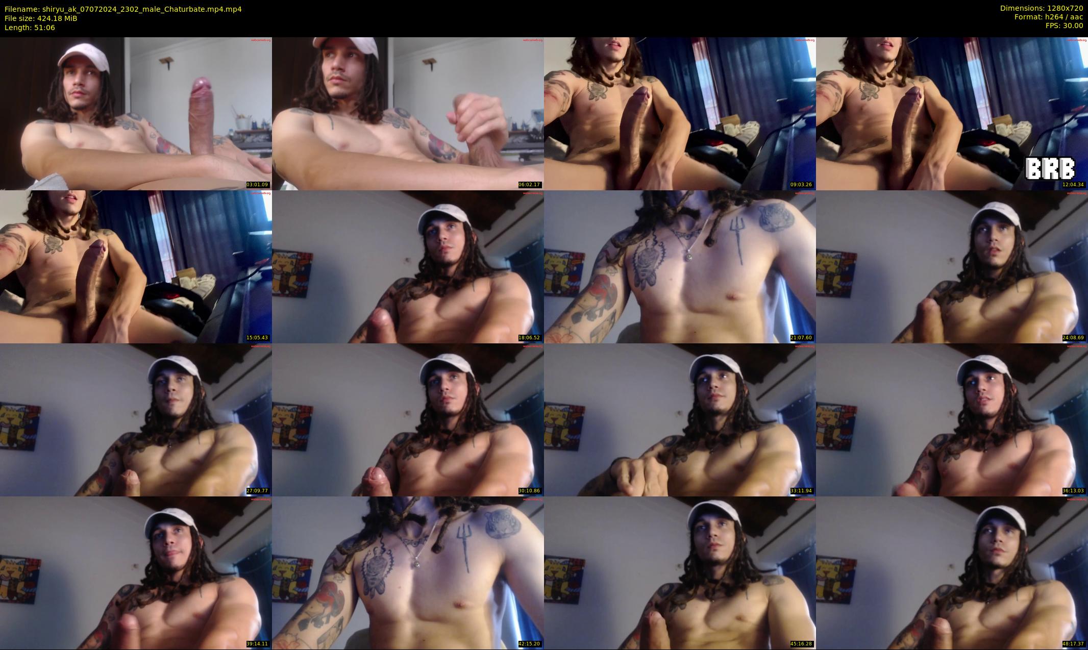 shiryu_ak — 52 minute Chaturbate male cam show recording, 720p, Jul 7, 2024
