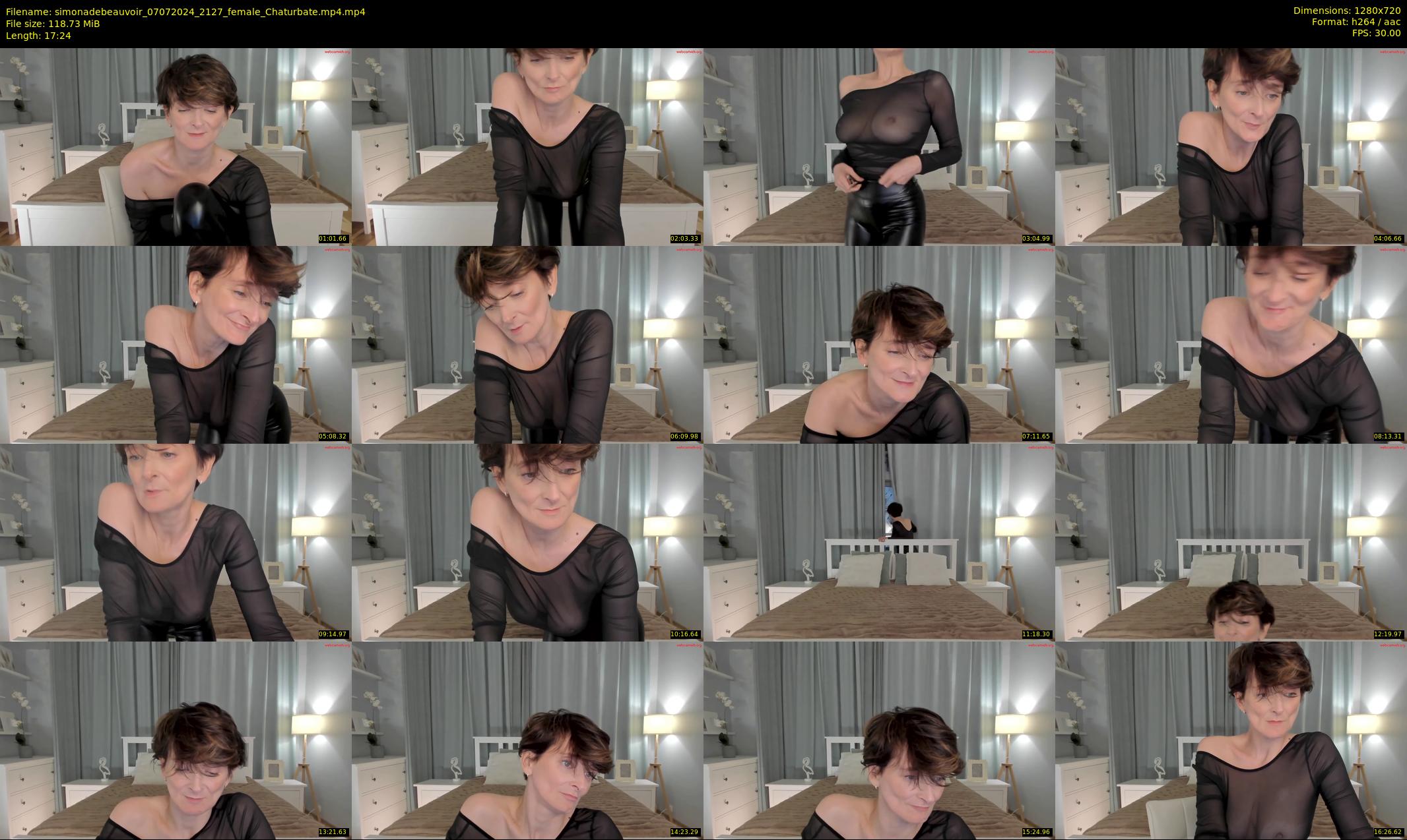 simonadebeauvoir — 18 minute Chaturbate female cam show recording, 720p, Jul 7, 2024