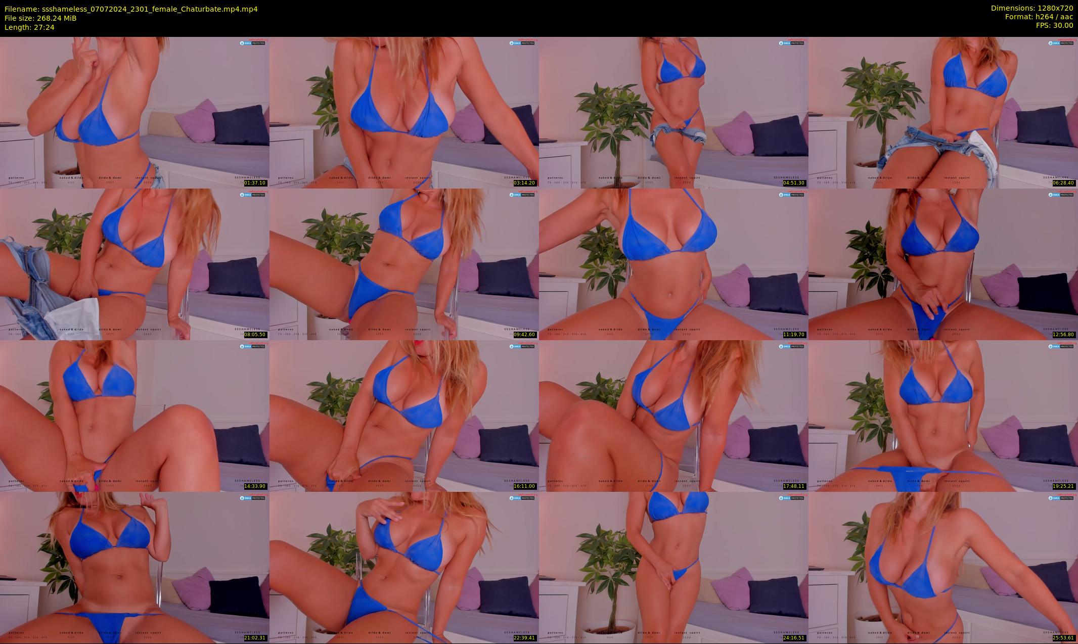 ssshameless — 28 minute Chaturbate female cam show recording, 720p, Jul 7, 2024