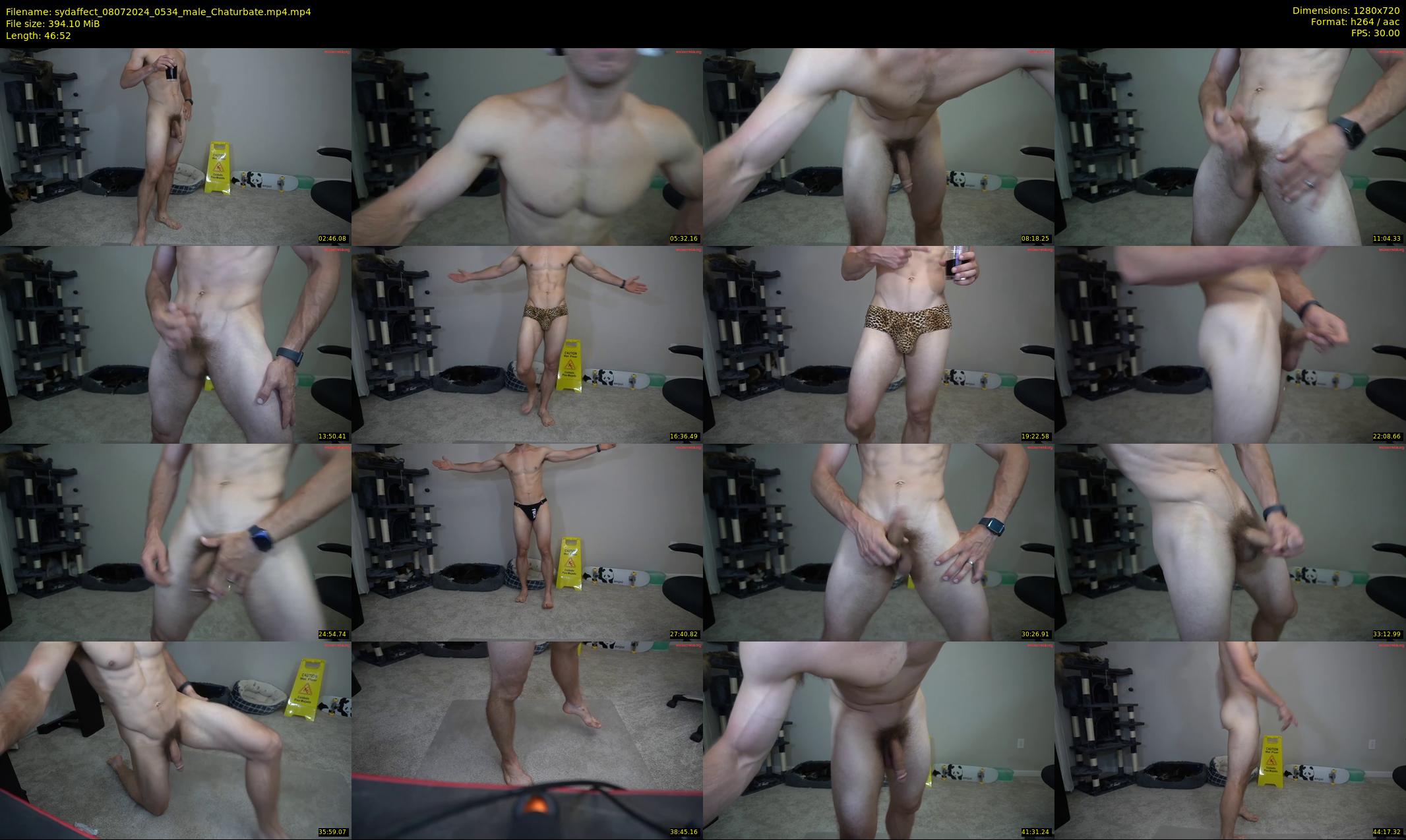 sydaffect — 47 minute Chaturbate male cam show recording, 720p, Jul 8, 2024