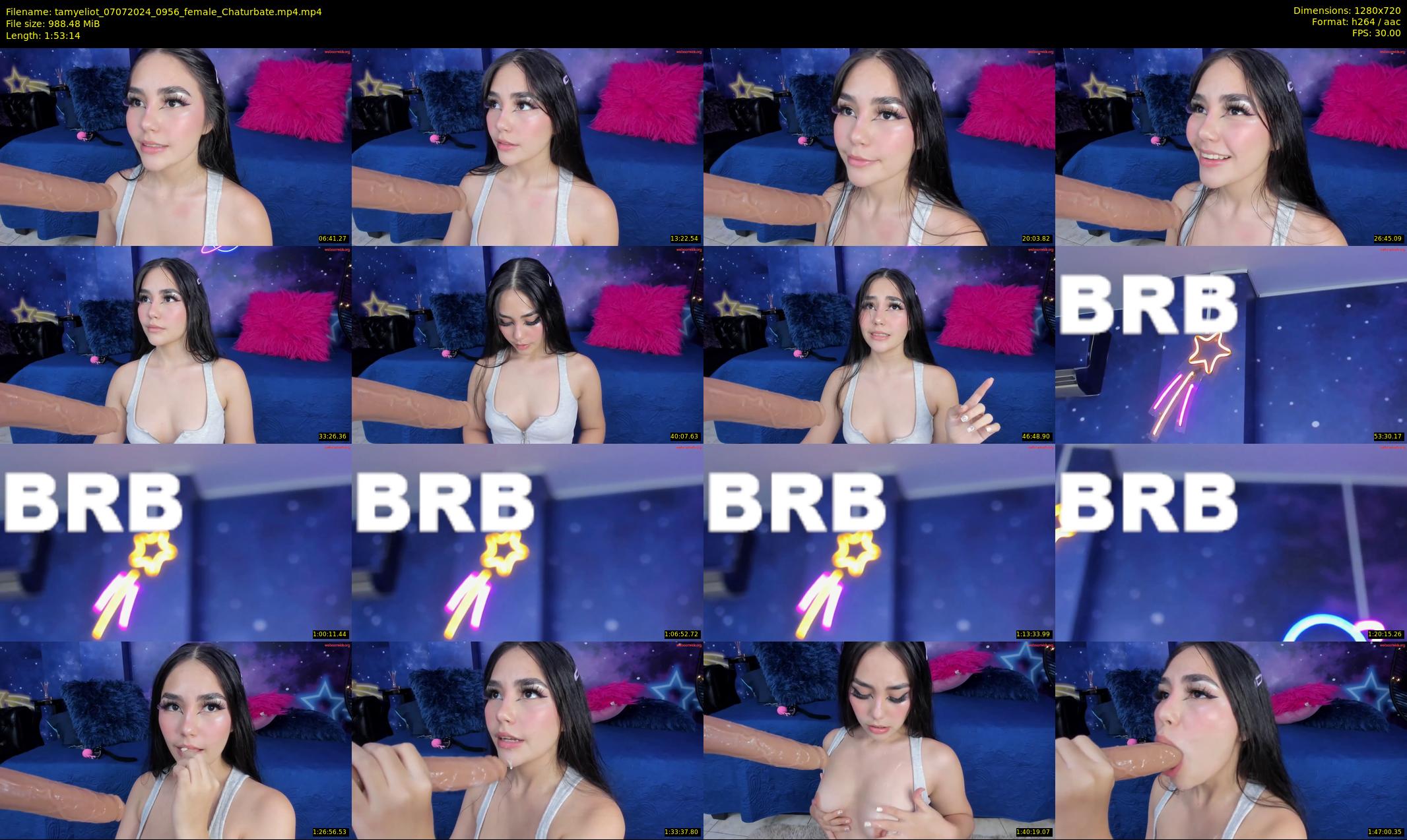 tamyeliot — 114 minute Chaturbate female cam show recording, 720p, Jul 7, 2024