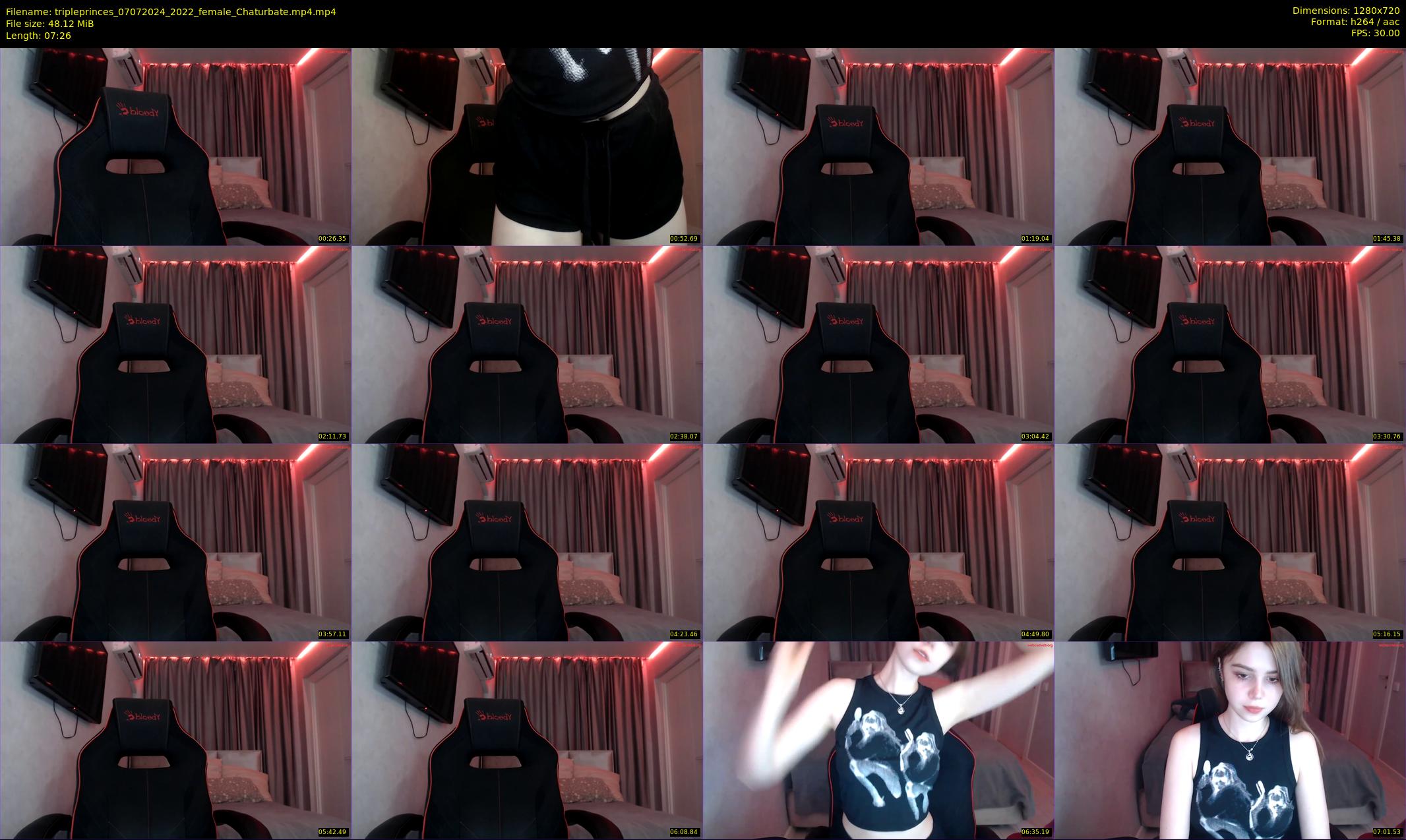 tripleprinces — 8 minute Chaturbate female cam show recording, 720p, Jul 7, 2024
