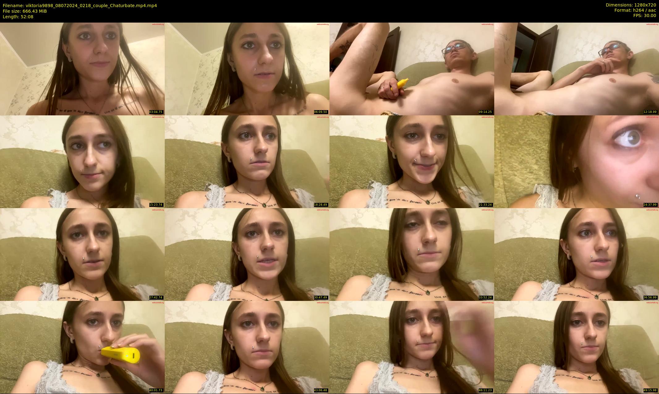 viktoria9898 — 53 minute Chaturbate couple cam show recording, 720p, Jul 8, 2024
