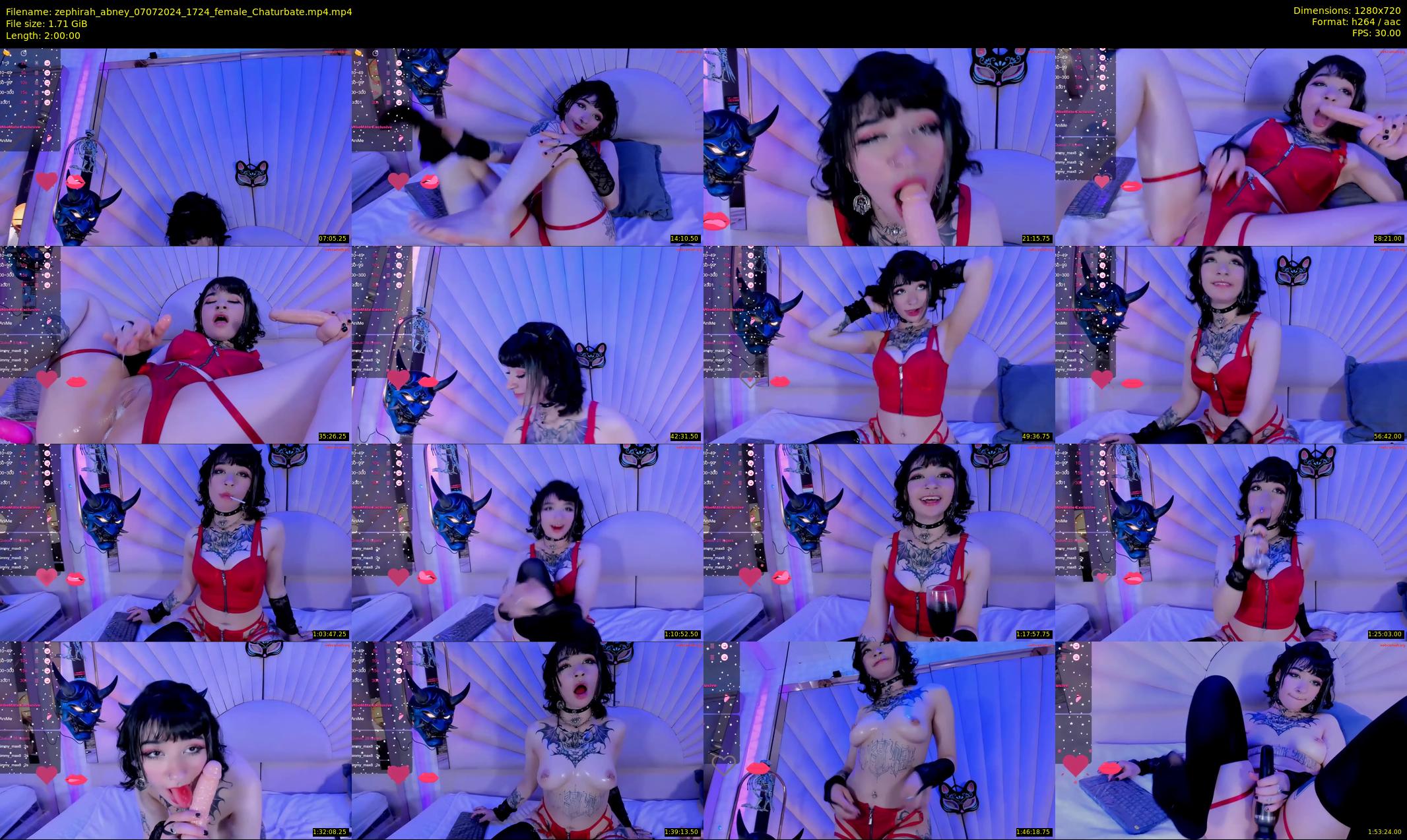 zephirah_abney — 120 minute Chaturbate female cam show recording, 720p, Jul 7, 2024
