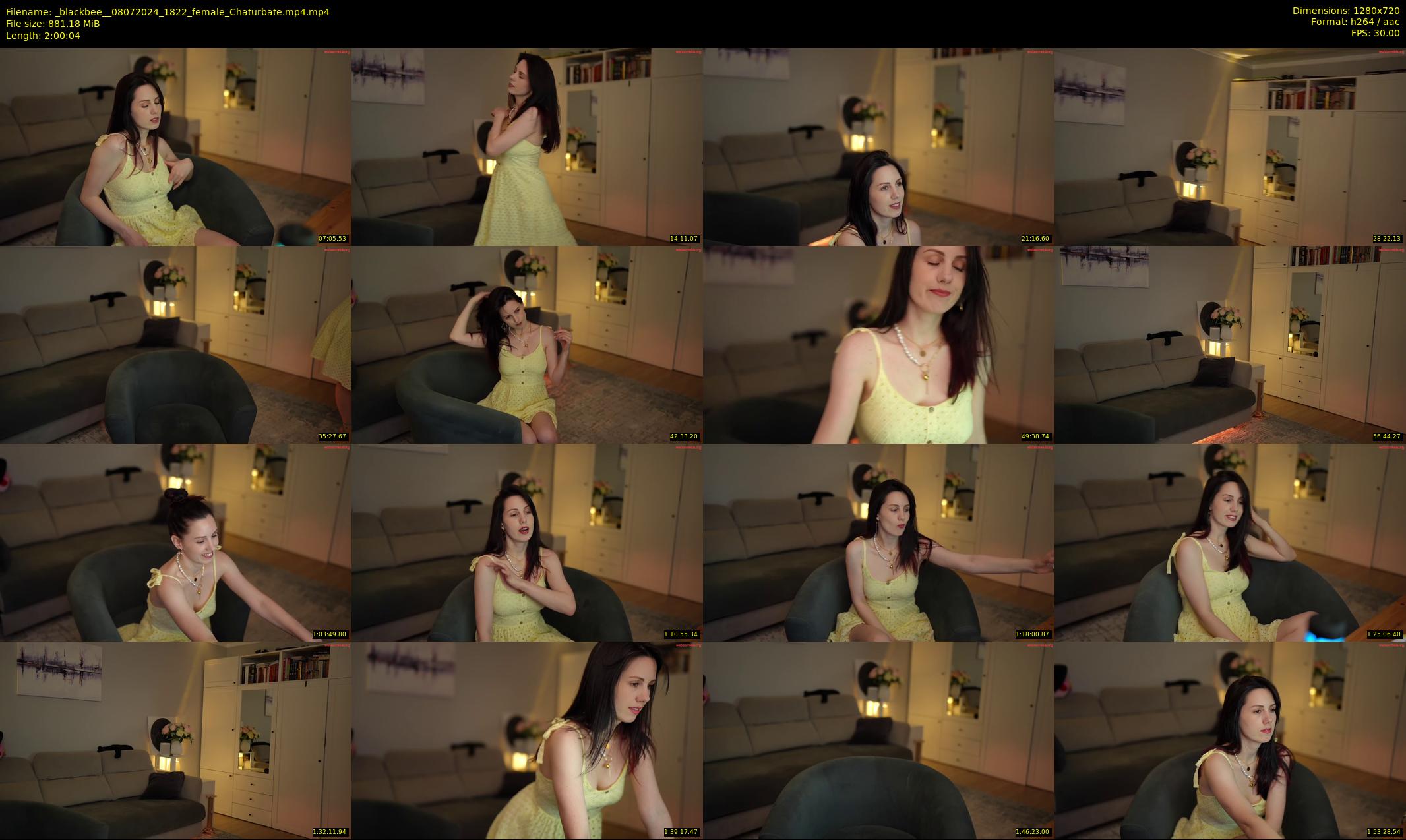 _blackbee_ — 121 minute Chaturbate female cam show recording, 720p, Jul 8, 2024
