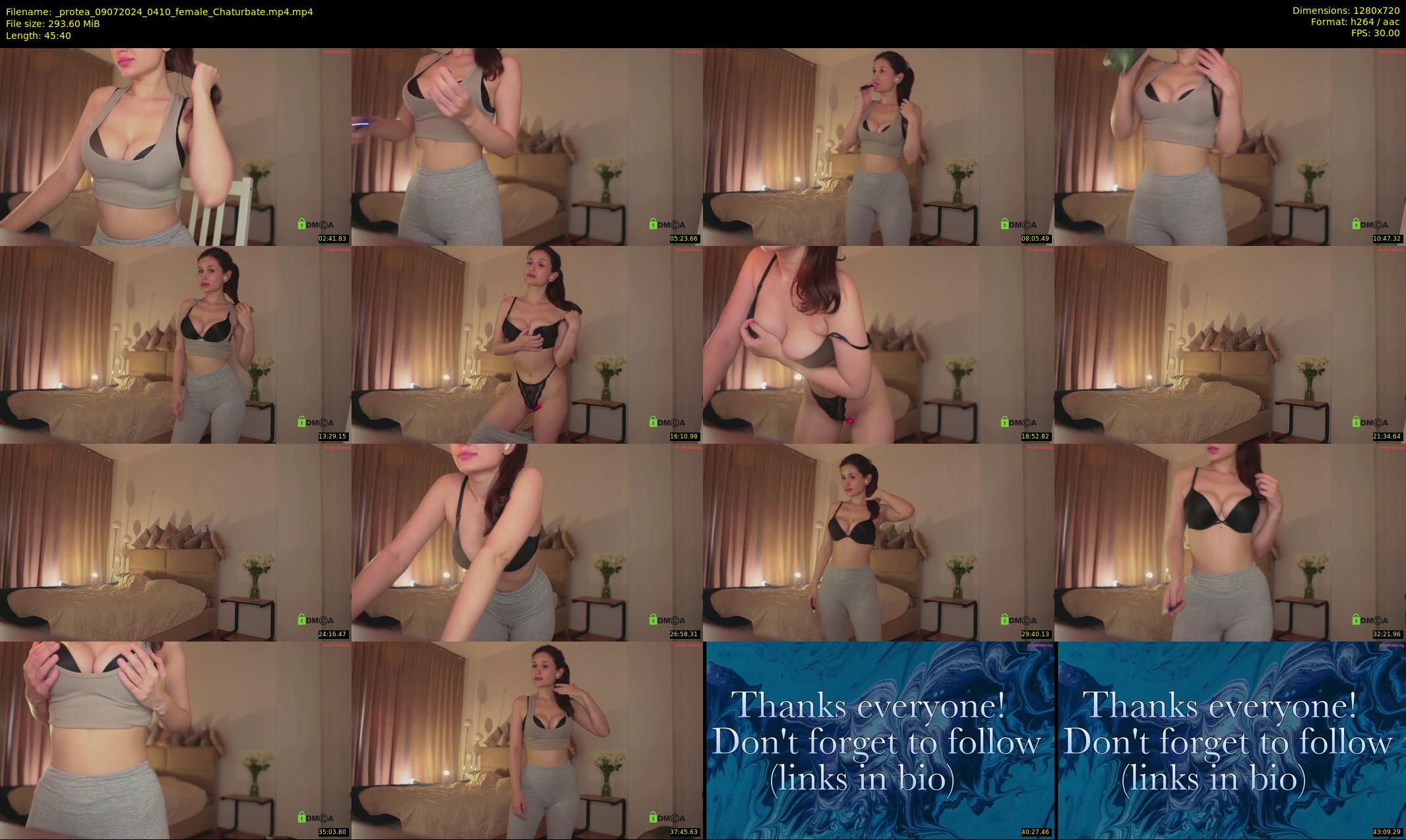 _protea — 46 minute Chaturbate female cam show recording, 720p, Jul 9, 2024