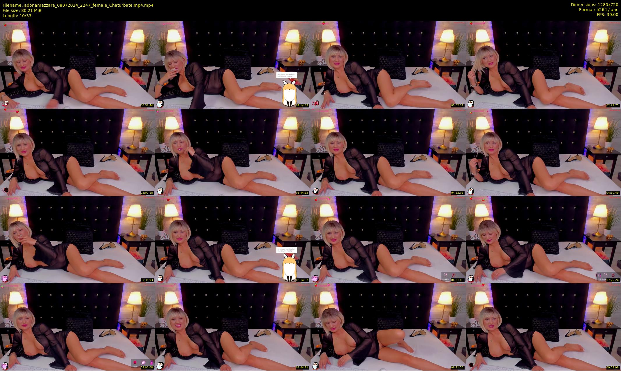 adonamazzara — 11 minute Chaturbate female cam show recording, 720p, Jul 8, 2024