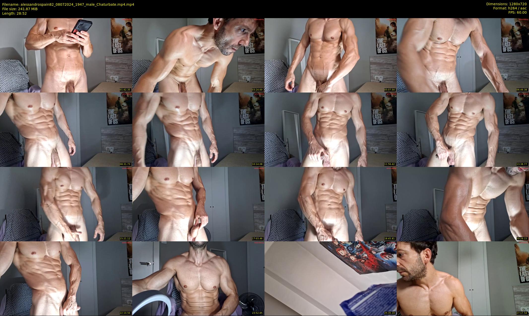 alessandrospain82 — 29 minute Chaturbate male cam show recording, 720p, Jul 8, 2024