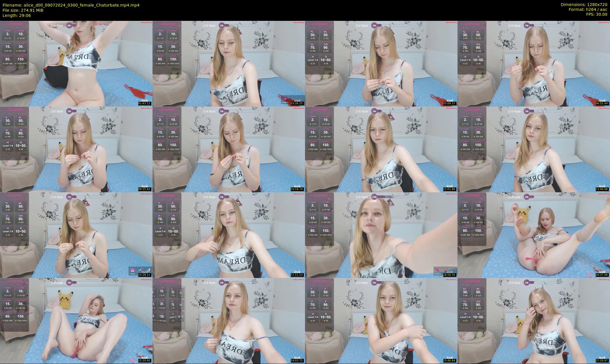 alice_d0ll — 30 minute Chaturbate female cam show recording, 720p, Jul 9, 2024