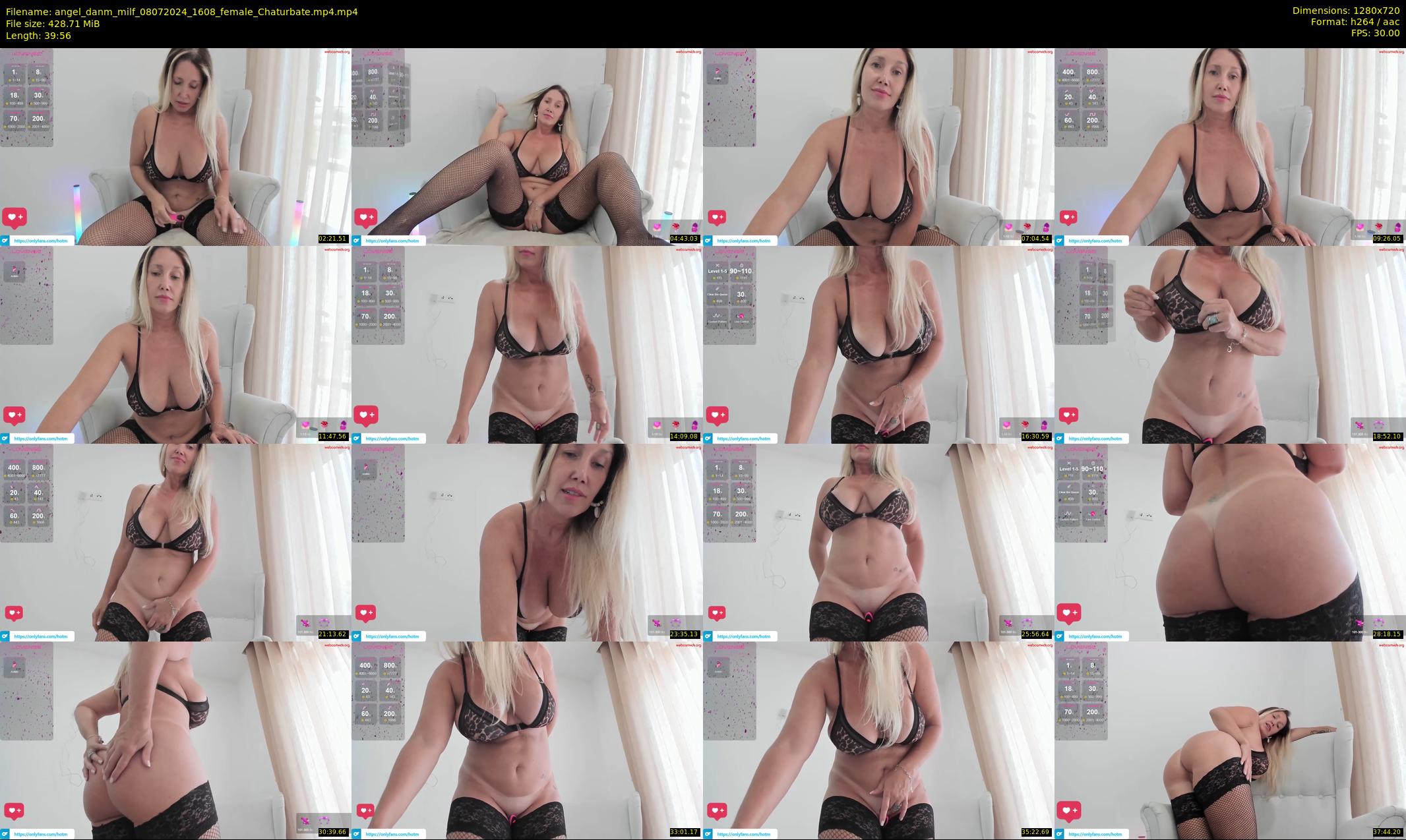 angel_danm_milf — 40 minute Chaturbate female cam show recording, 720p, Jul 8, 2024