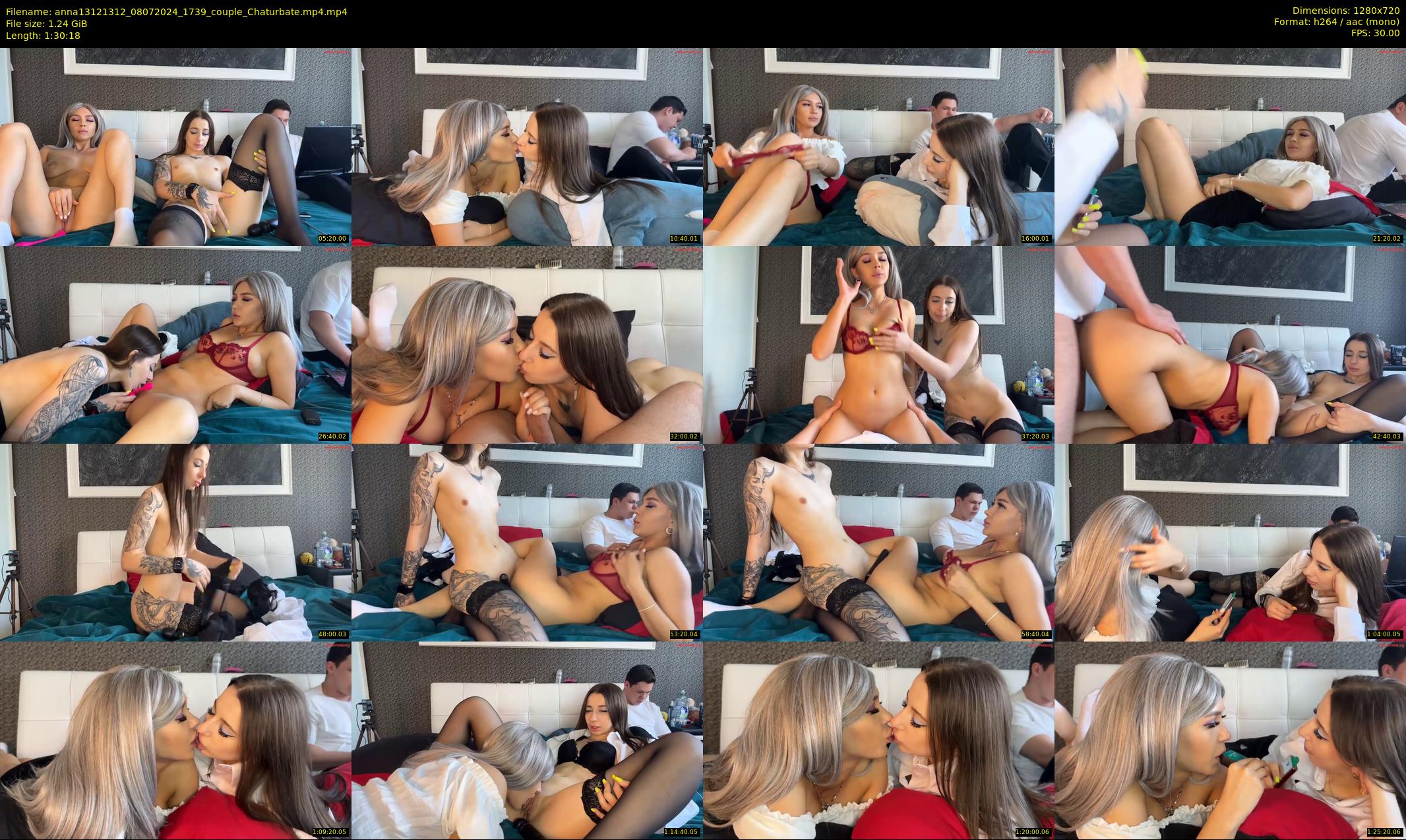 anna13121312 — 91 minute Chaturbate couple cam show recording, 720p, Jul 8, 2024