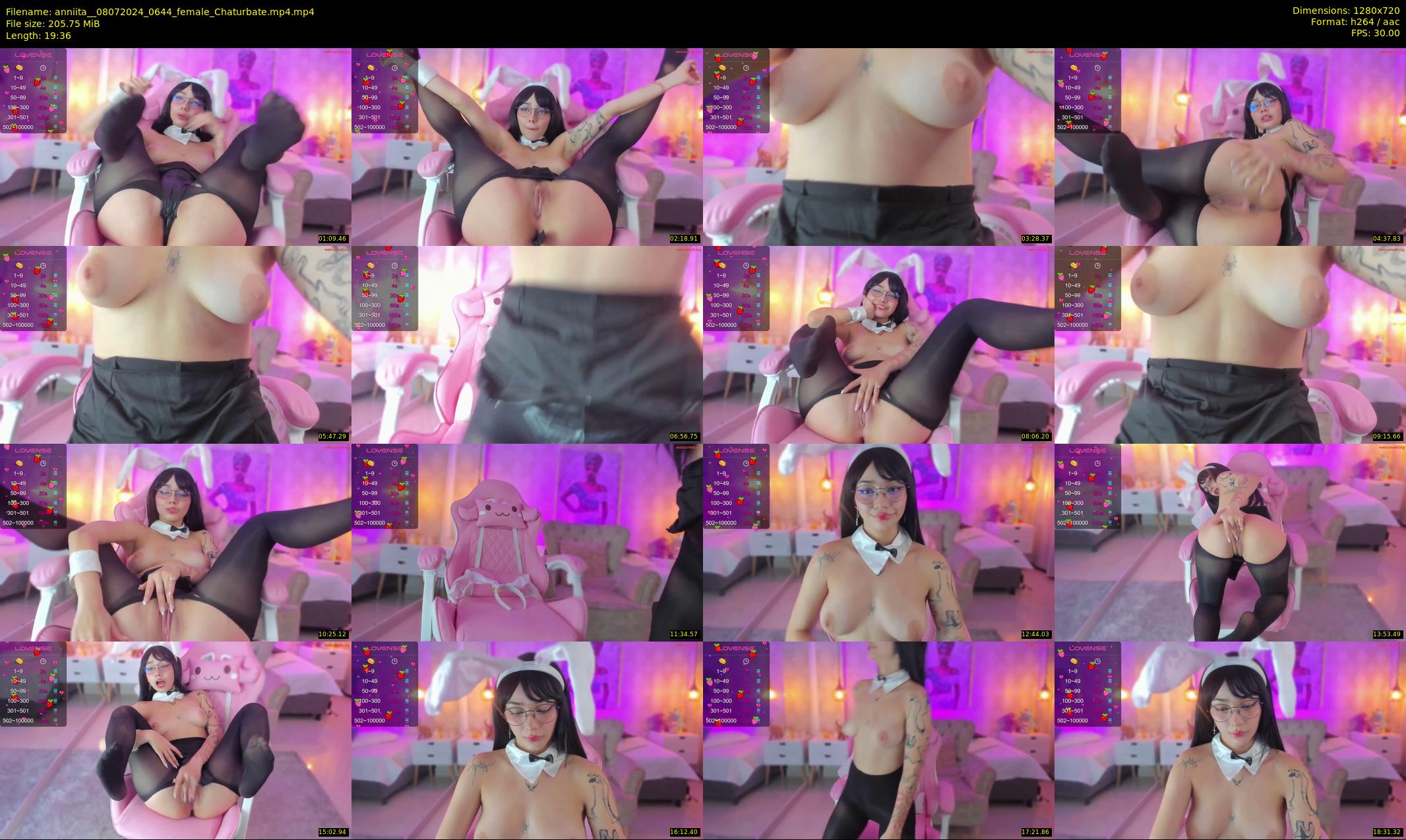 anniita_ — 20 minute Chaturbate female cam show recording, 720p, Jul 8, 2024