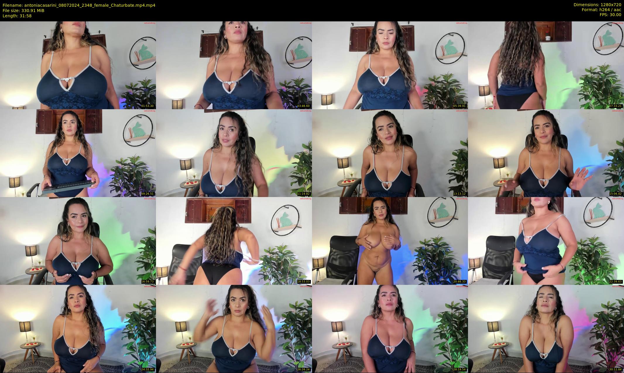 antoniacasarini — 32 minute Chaturbate female cam show recording, 720p, Jul 8, 2024