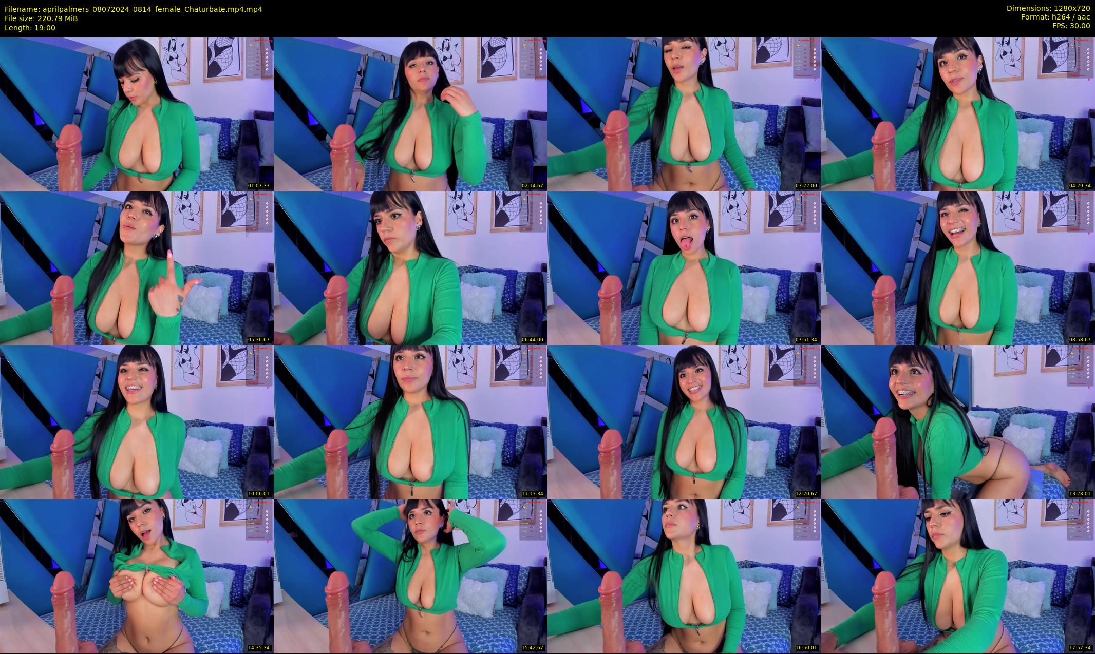 aprilpalmers — 19 minute Chaturbate female cam show recording, 720p, Jul 8, 2024